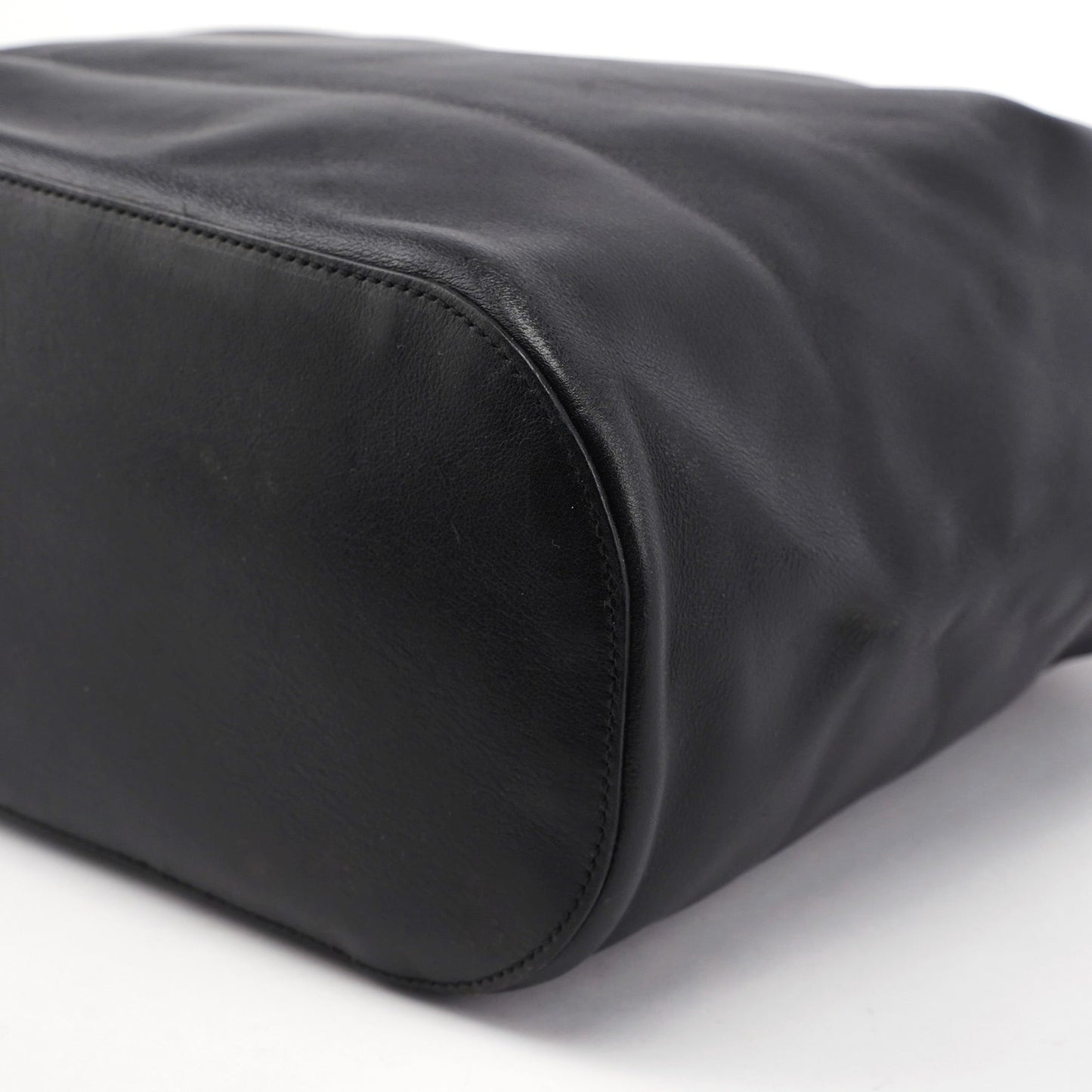 1999 Black Calfskin Ring Bag