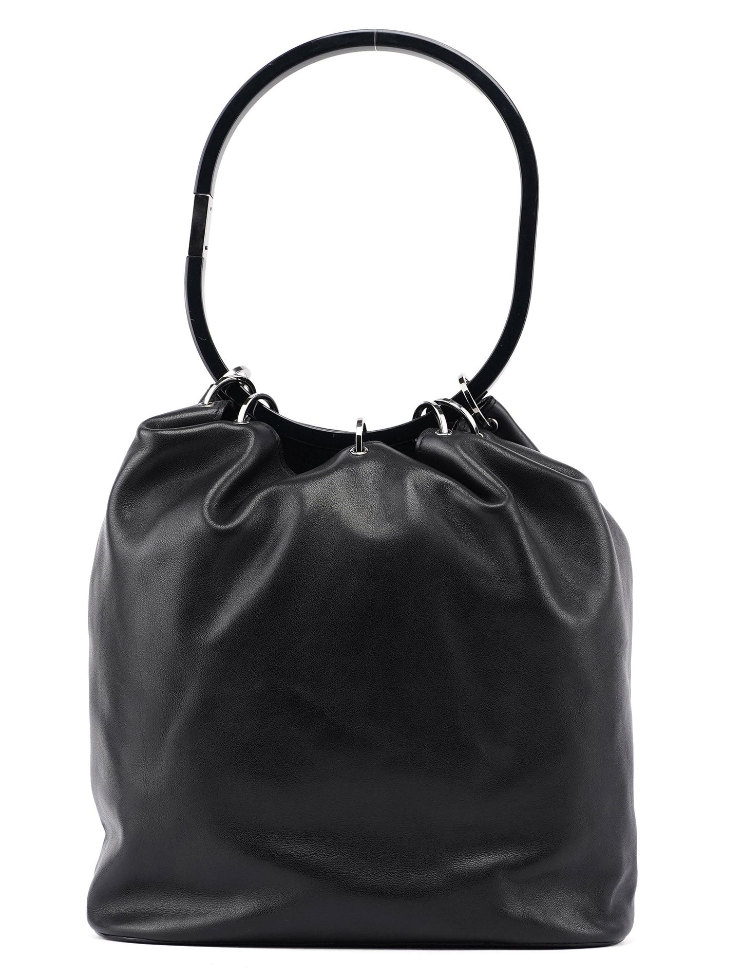 1999 Black Calfskin Ring Bag