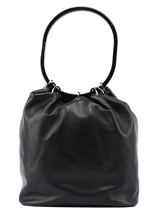 1999 Black Calfskin Ring Bag