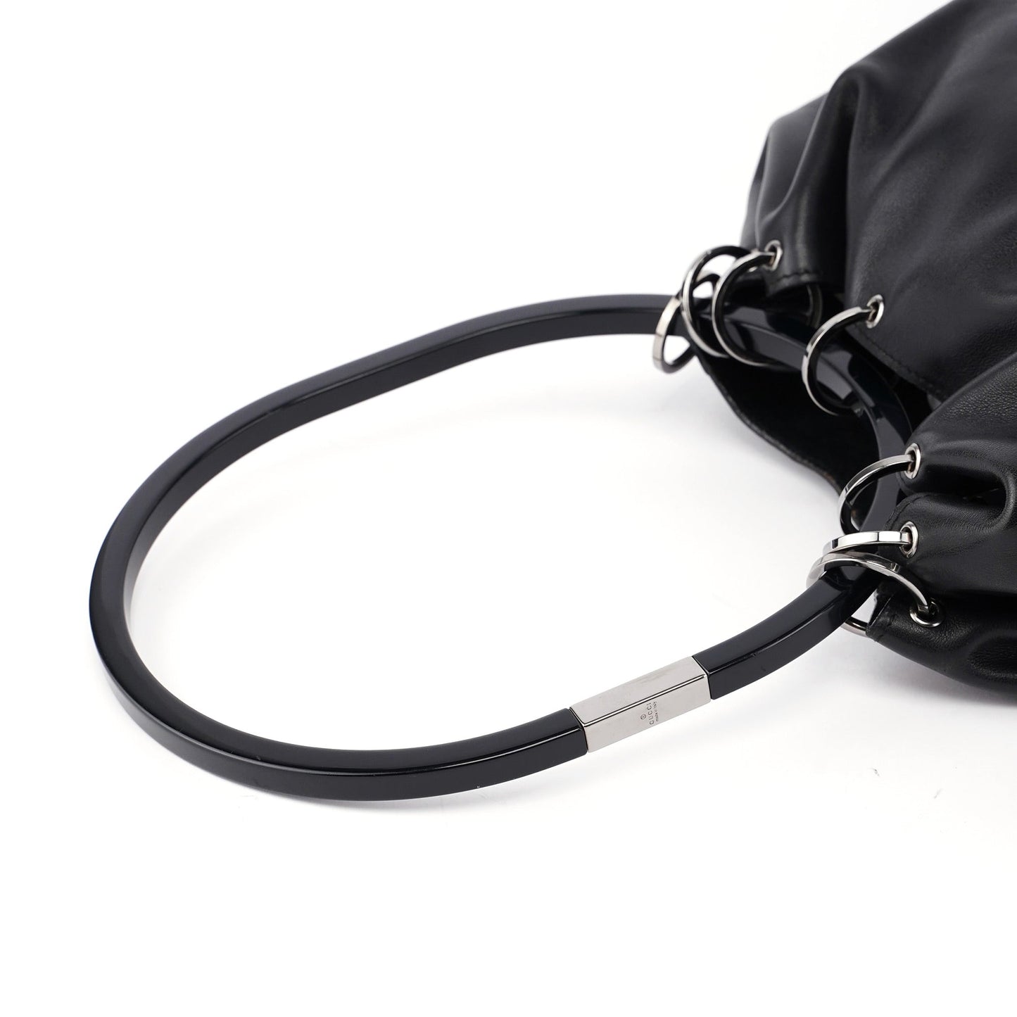 1999 Black Calfskin Ring Bag