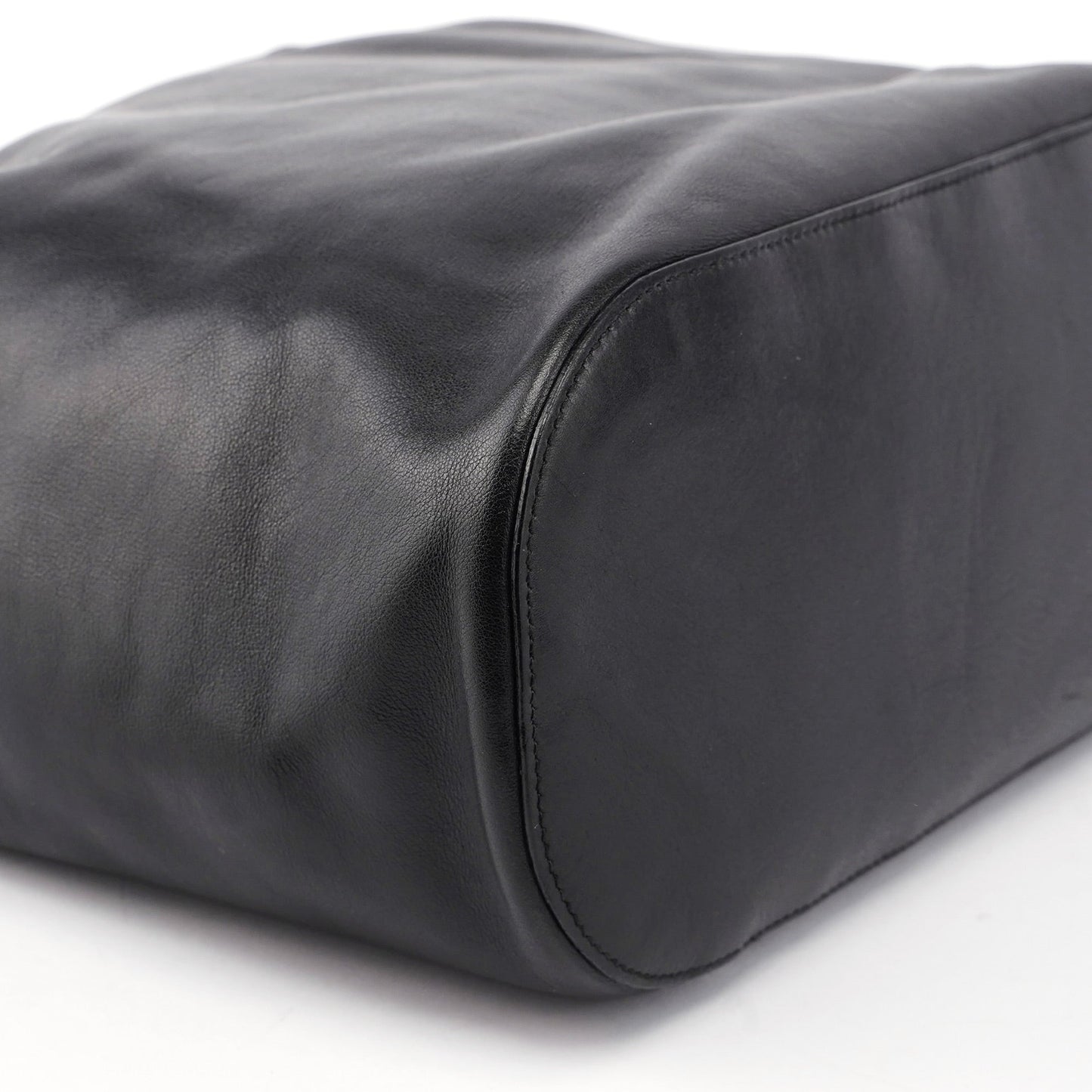 1999 Black Calfskin Ring Bag