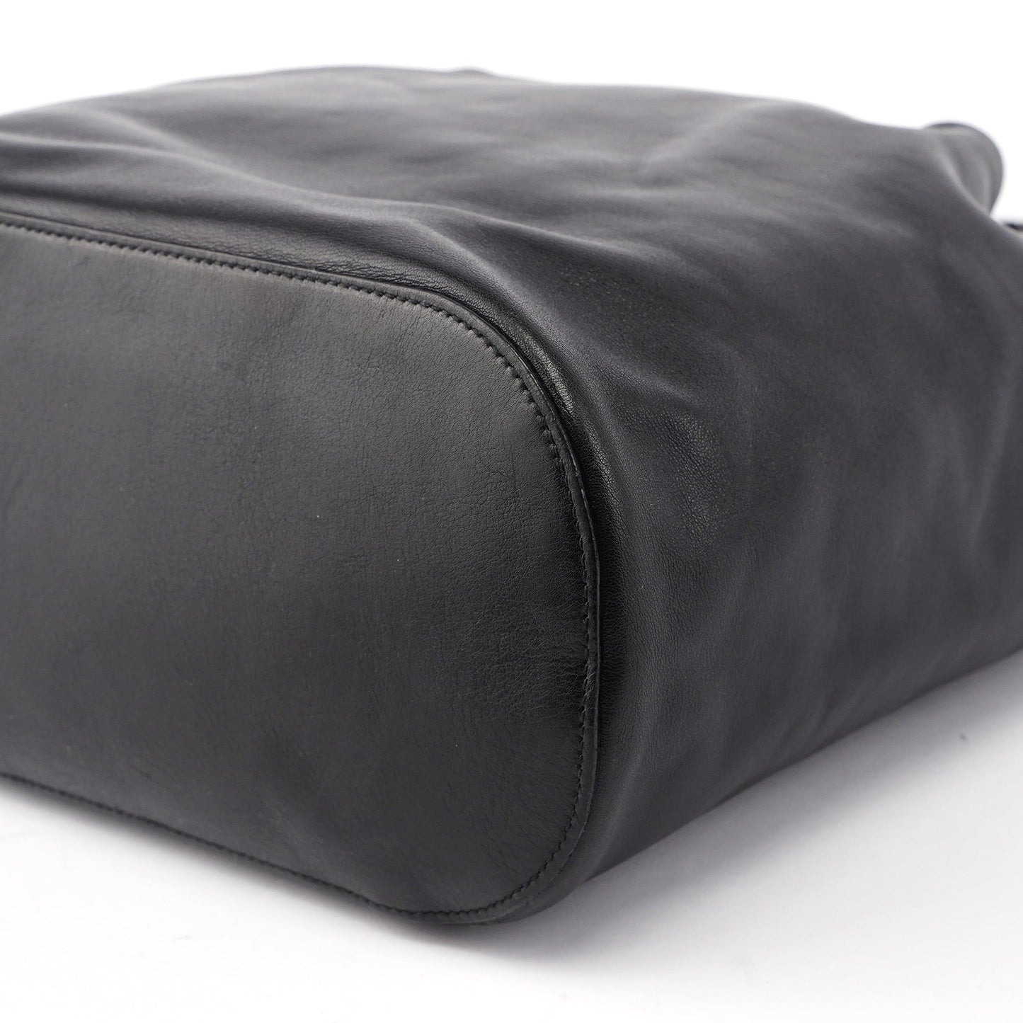 1999 Black Calfskin Ring Bag