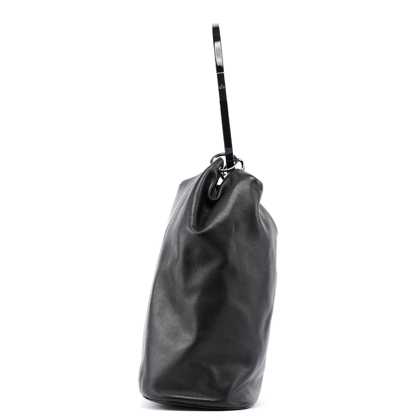 1999 Black Calfskin Ring Bag