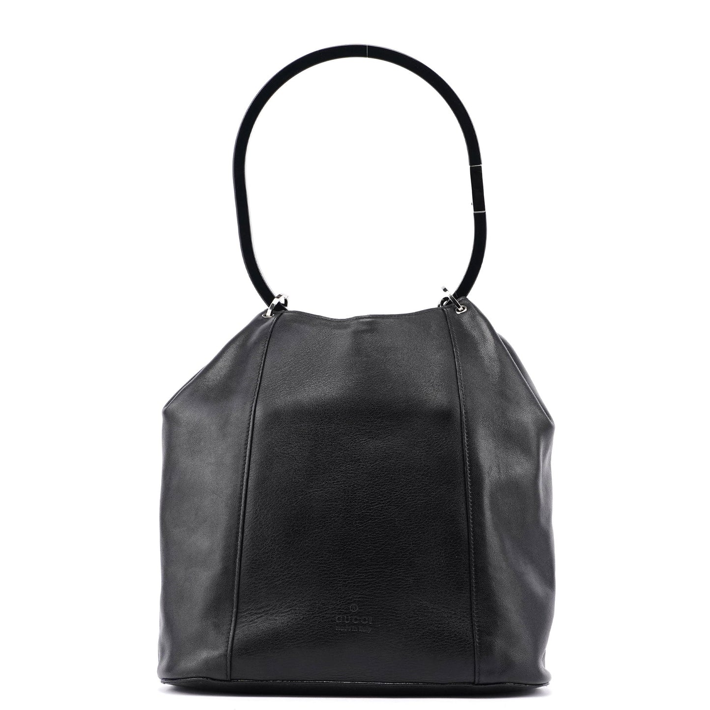 1999 Black Calfskin Ring Bag