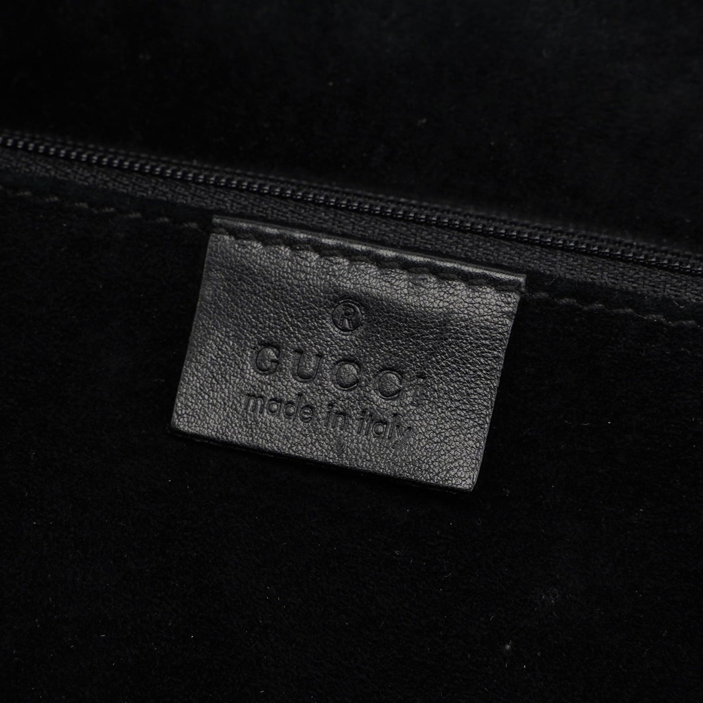 1999 Black Calfskin Ring Bag