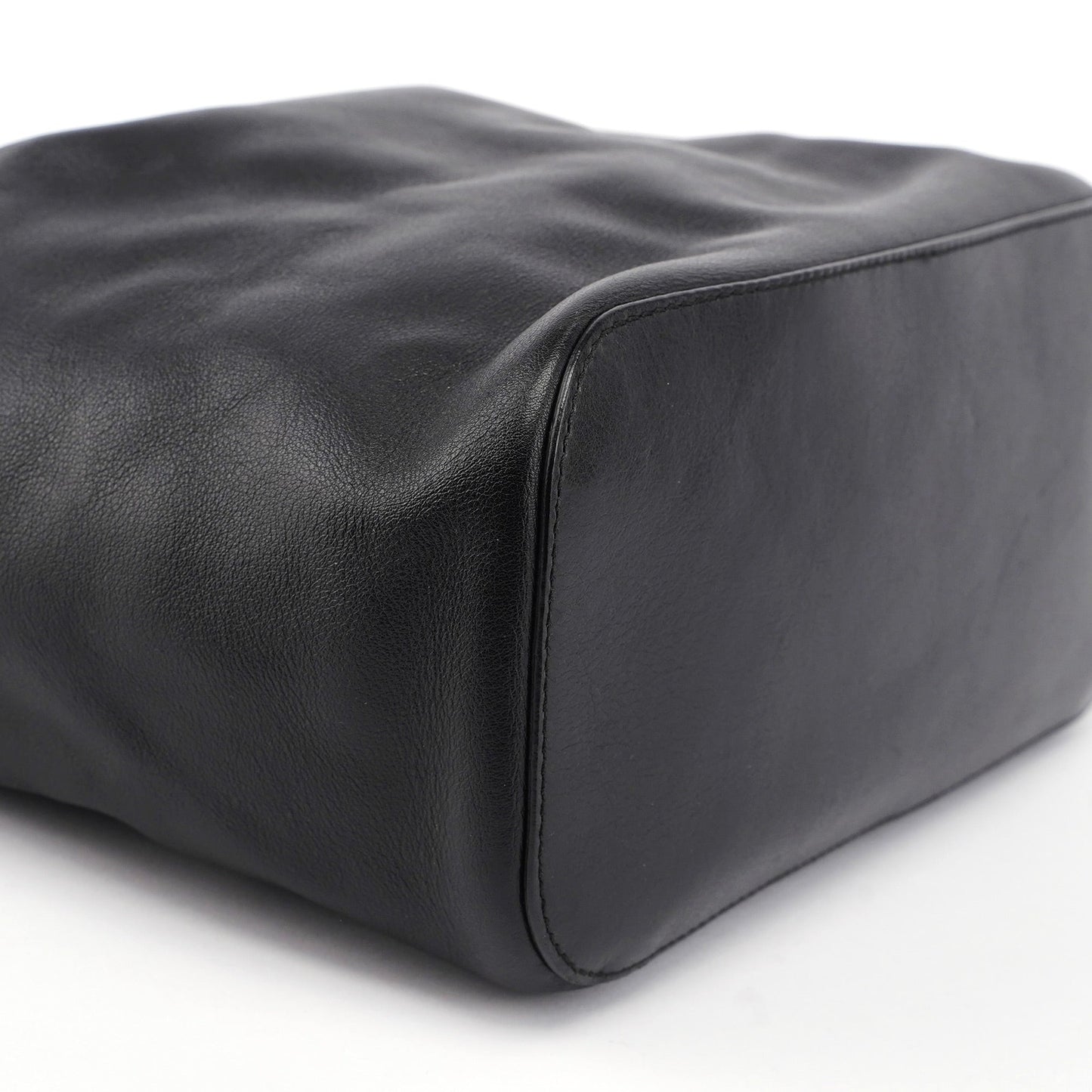 1999 Black Calfskin Ring Bag