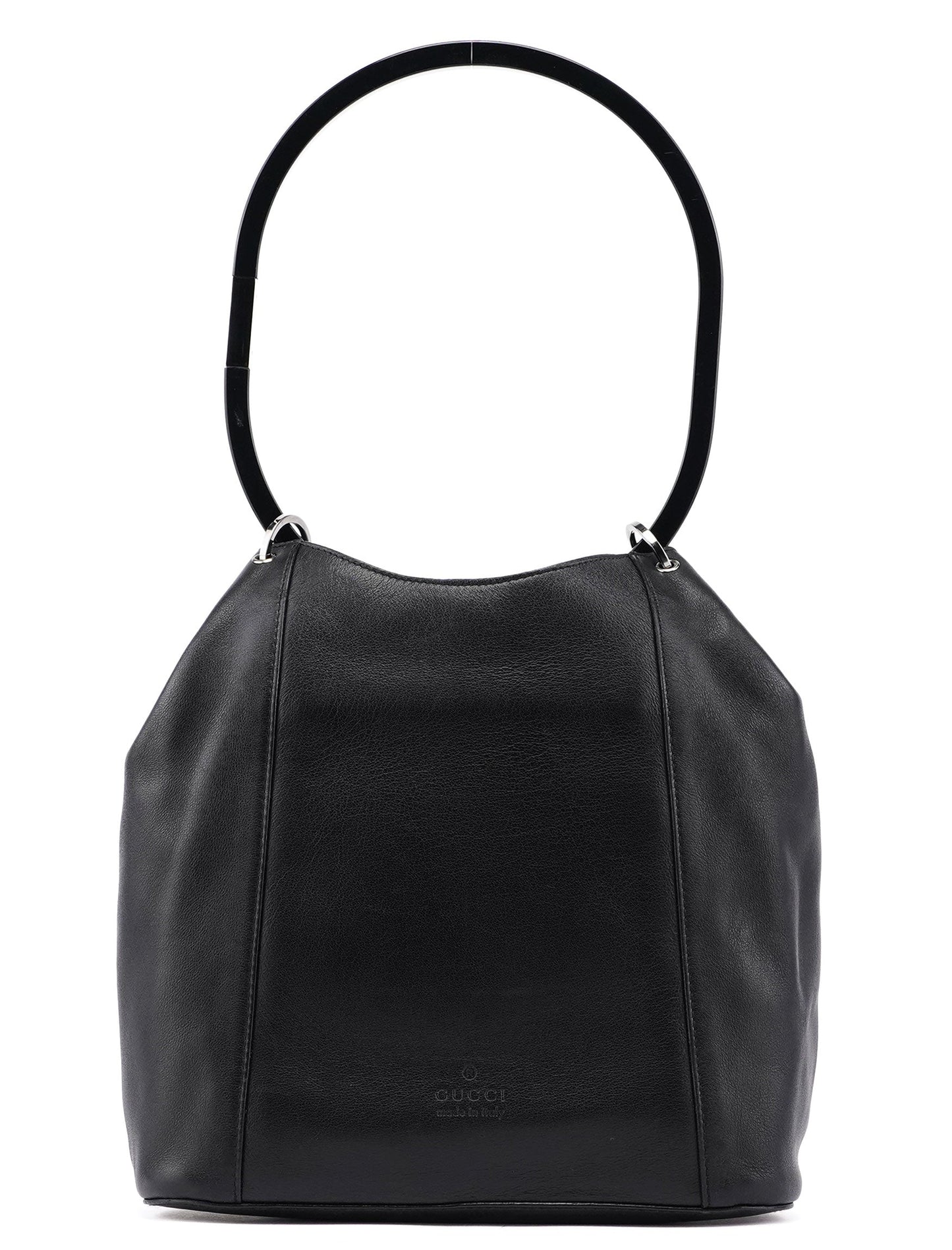 1999 Black Calfskin Ring Bag