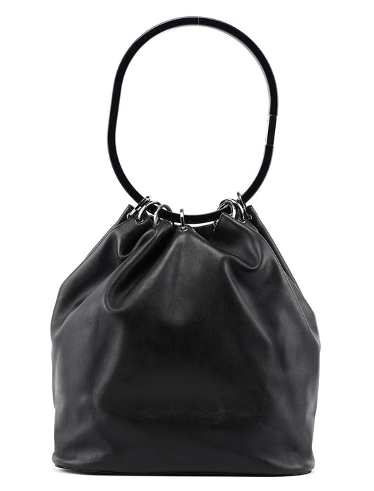 1999 Black Calfskin Ring Bag