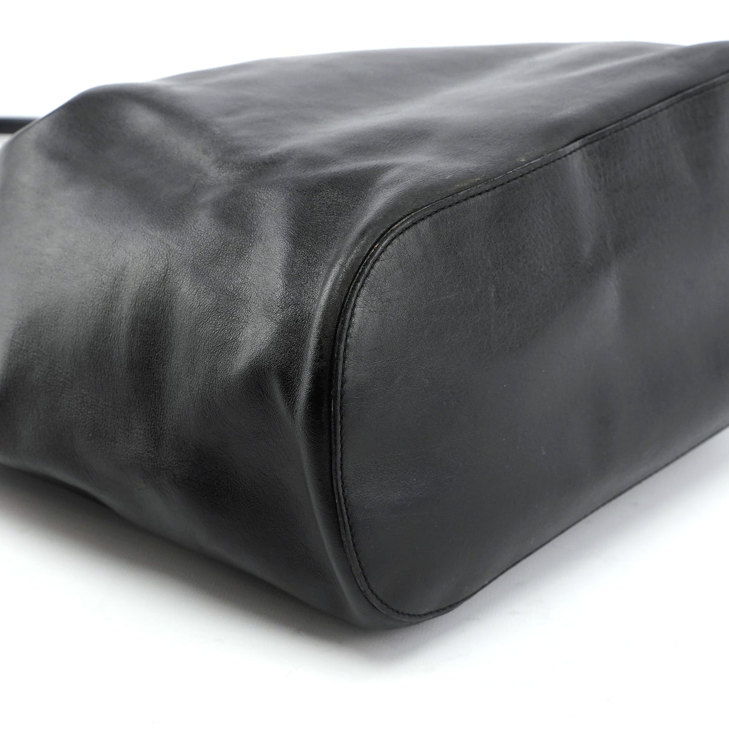 1999 Black Calfskin Ring Bag