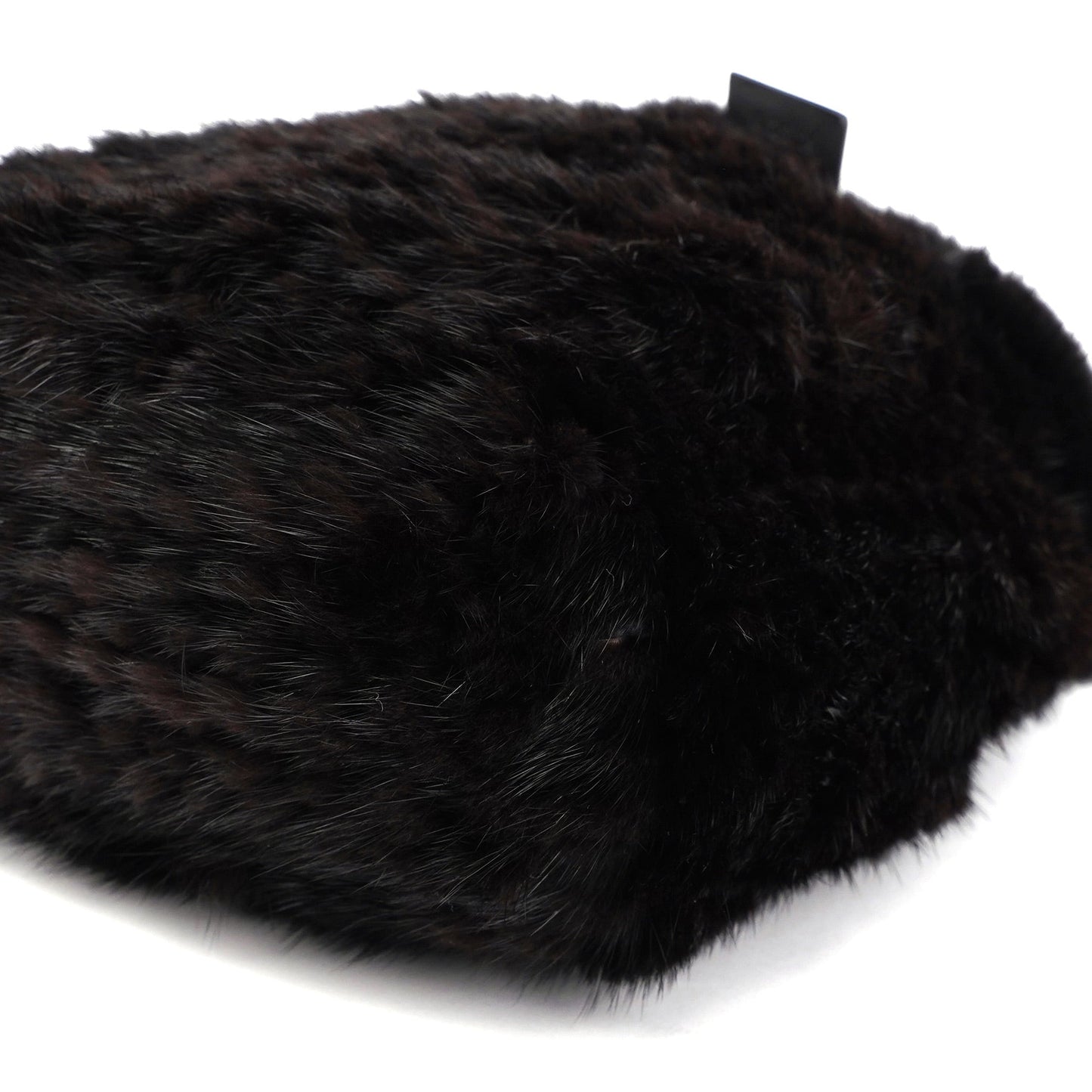 1999 Black Mink Fur Ring Bag 007 2129