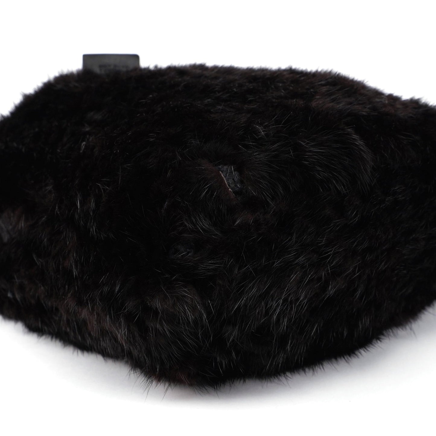 1999 Black Mink Fur Ring Bag 007 2129