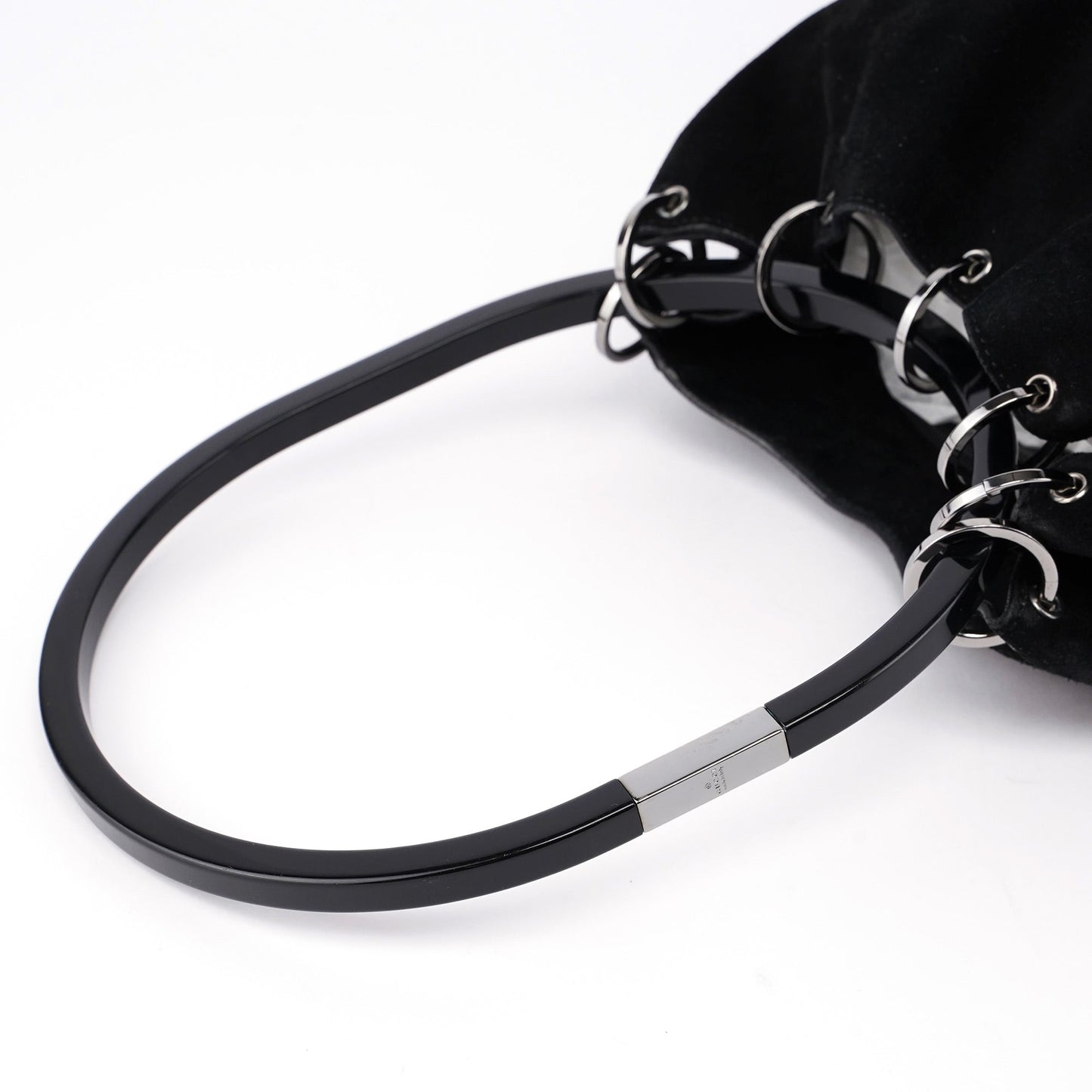 1999 Black Suede Ring Bag