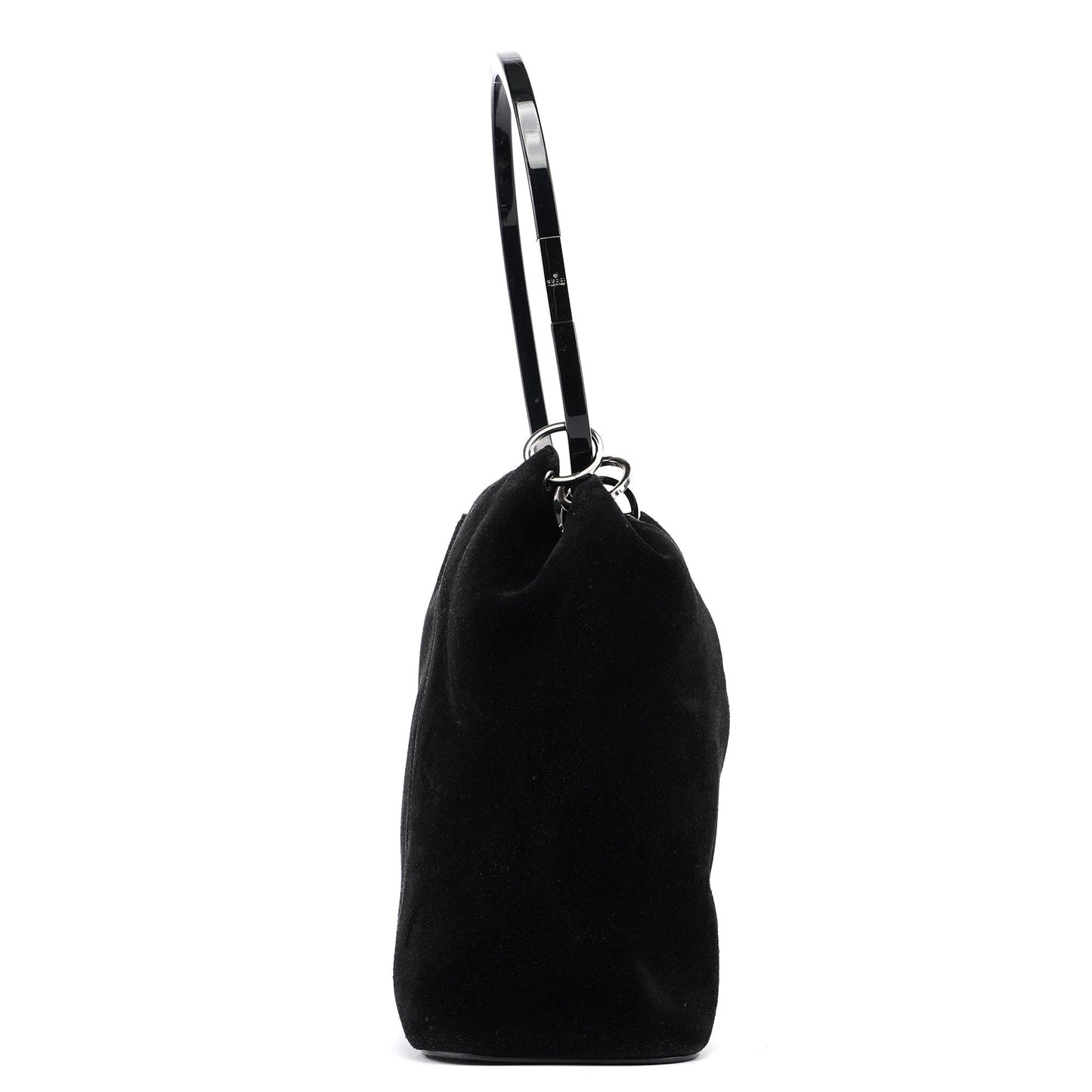 1999 Black Suede Ring Bag