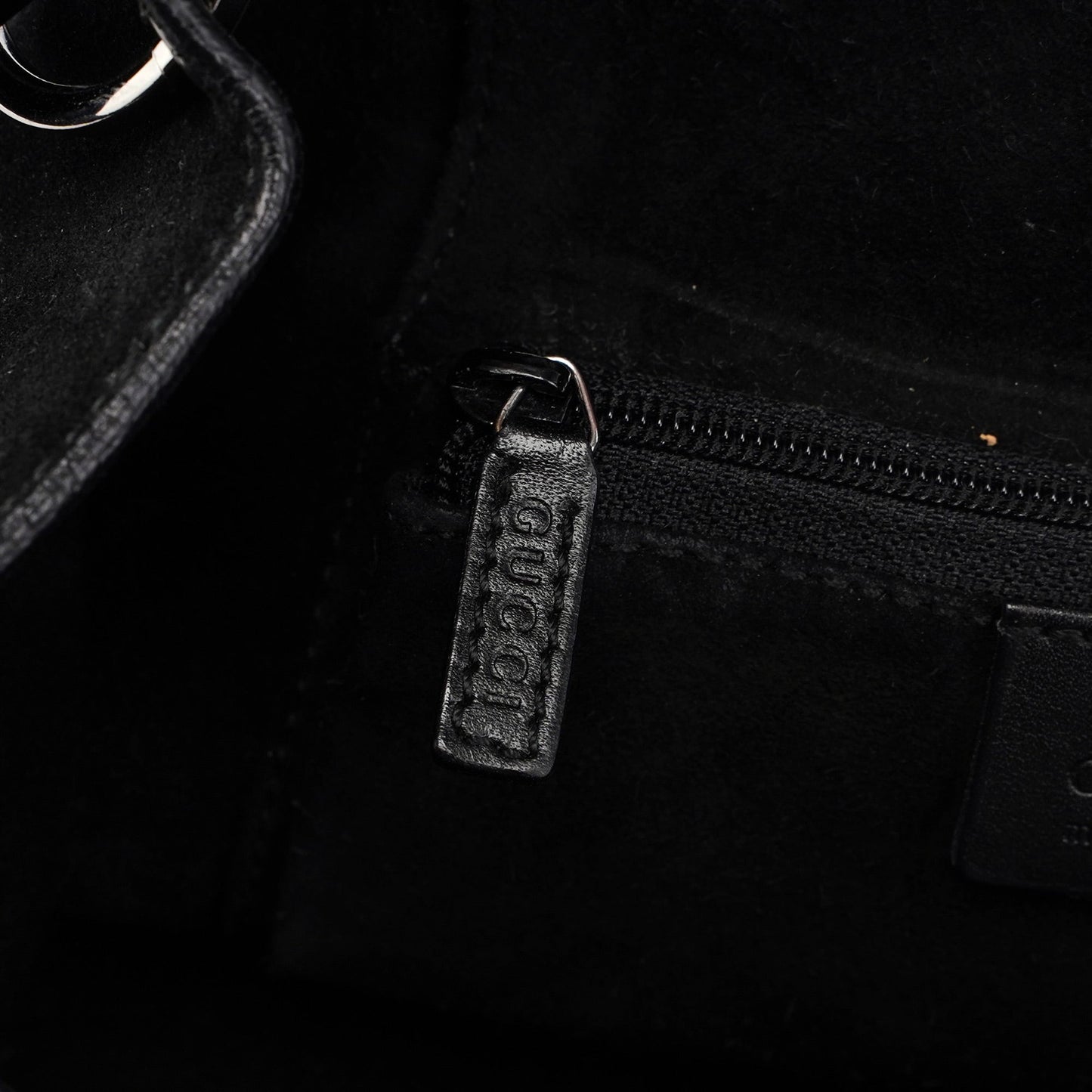 1999 Black Suede Ring Bag