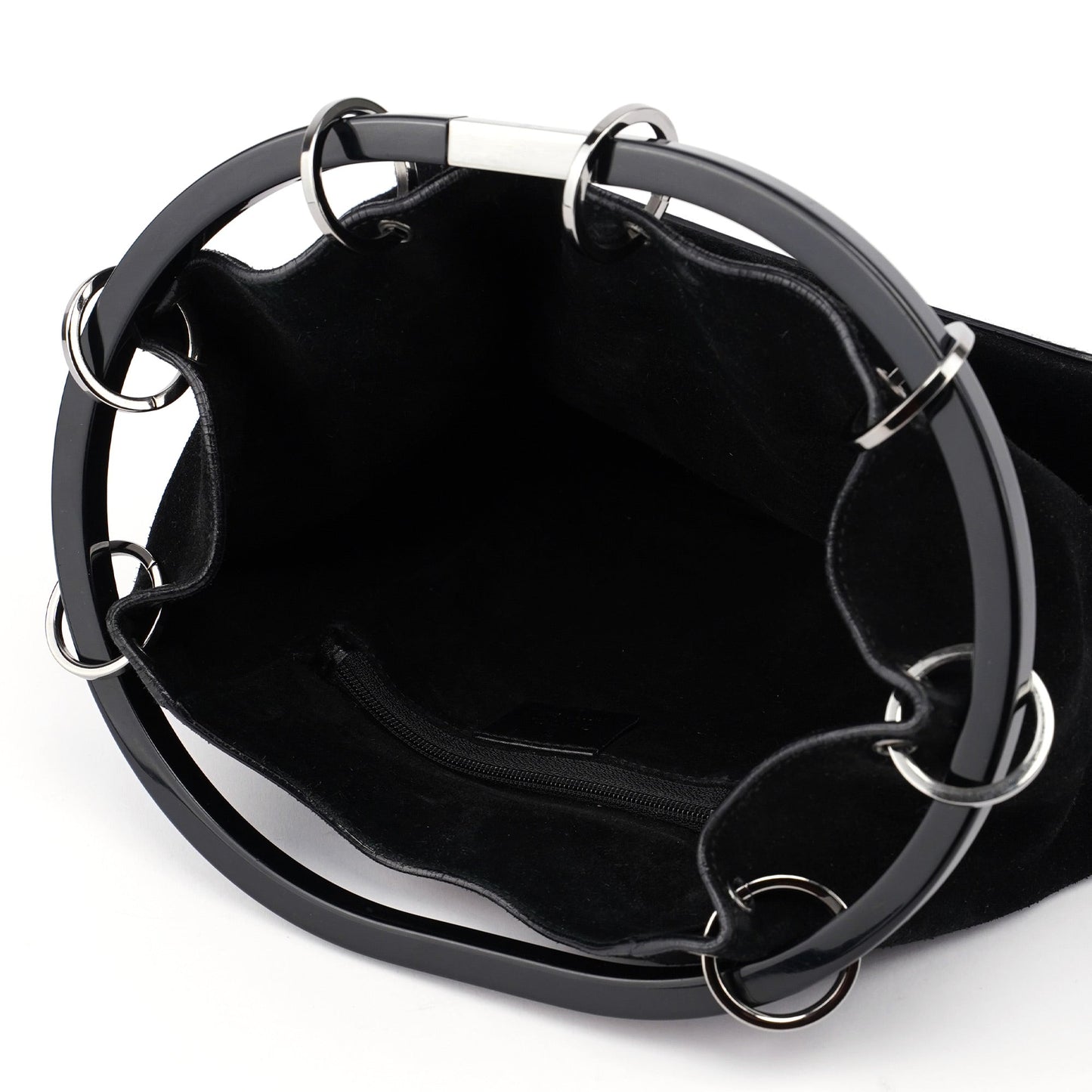 1999 Black Suede Ring Bag