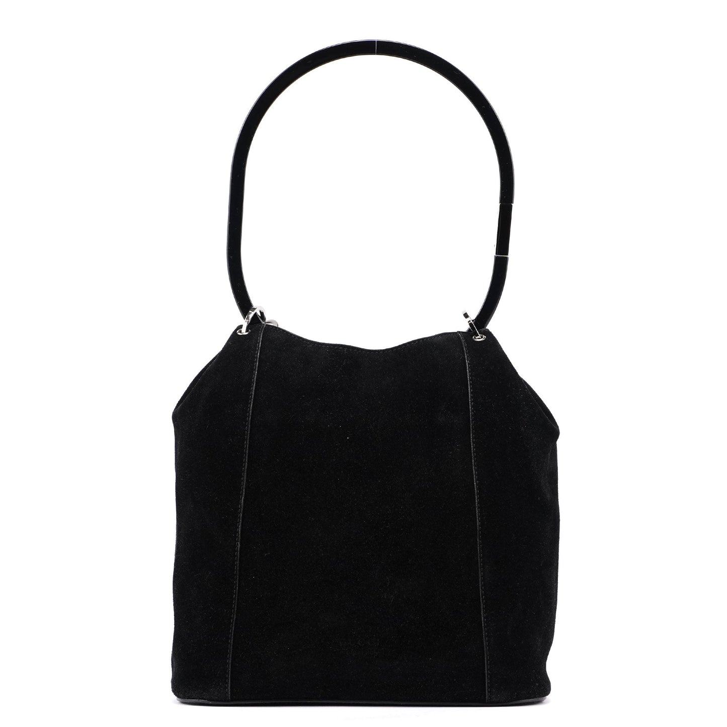 1999 Black Suede Ring Bag