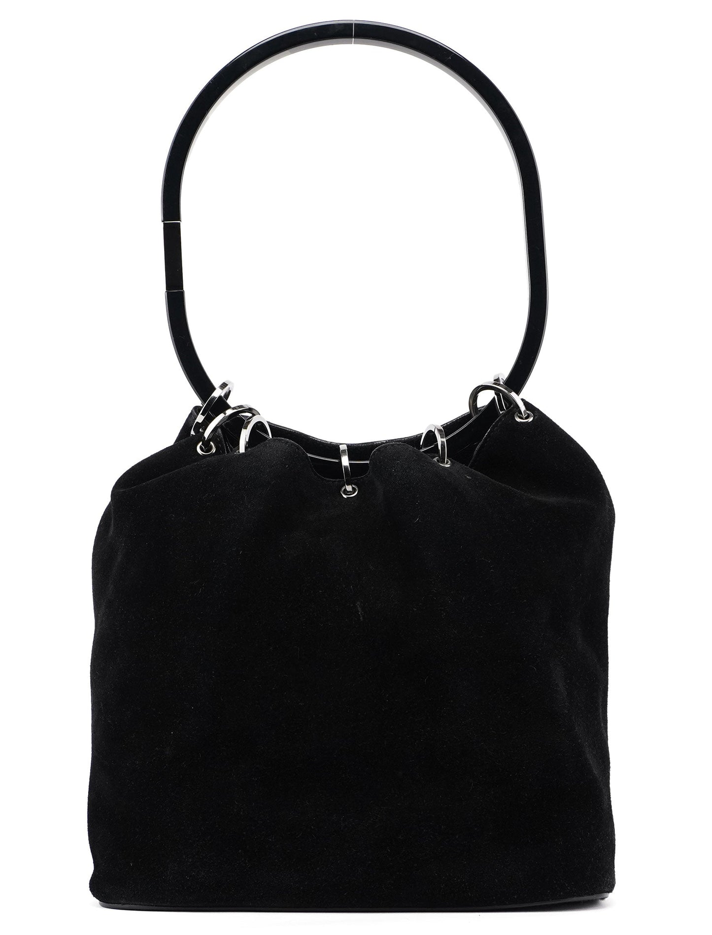 1999 Black Suede Ring Bag