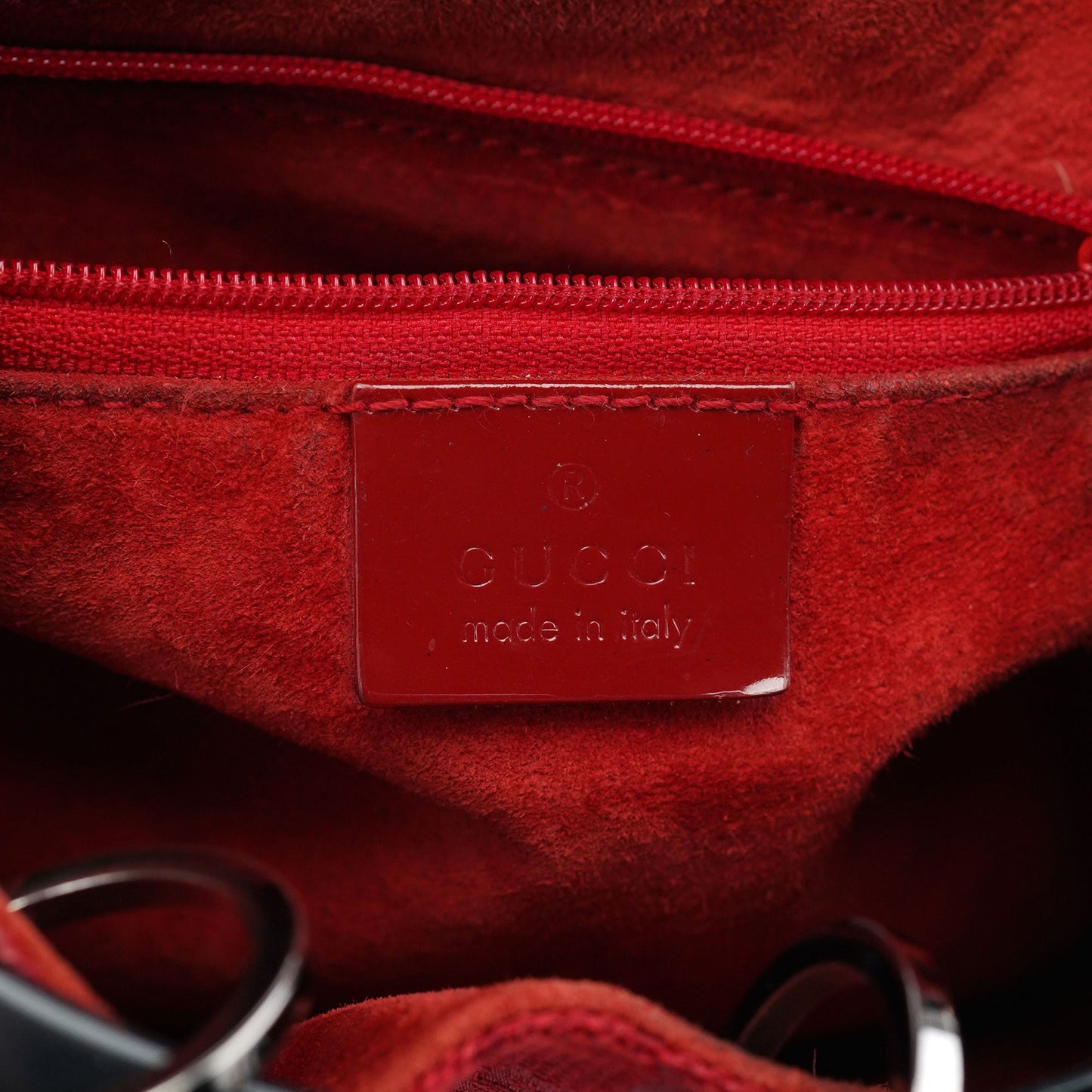 1999 Red GG Ring Bag