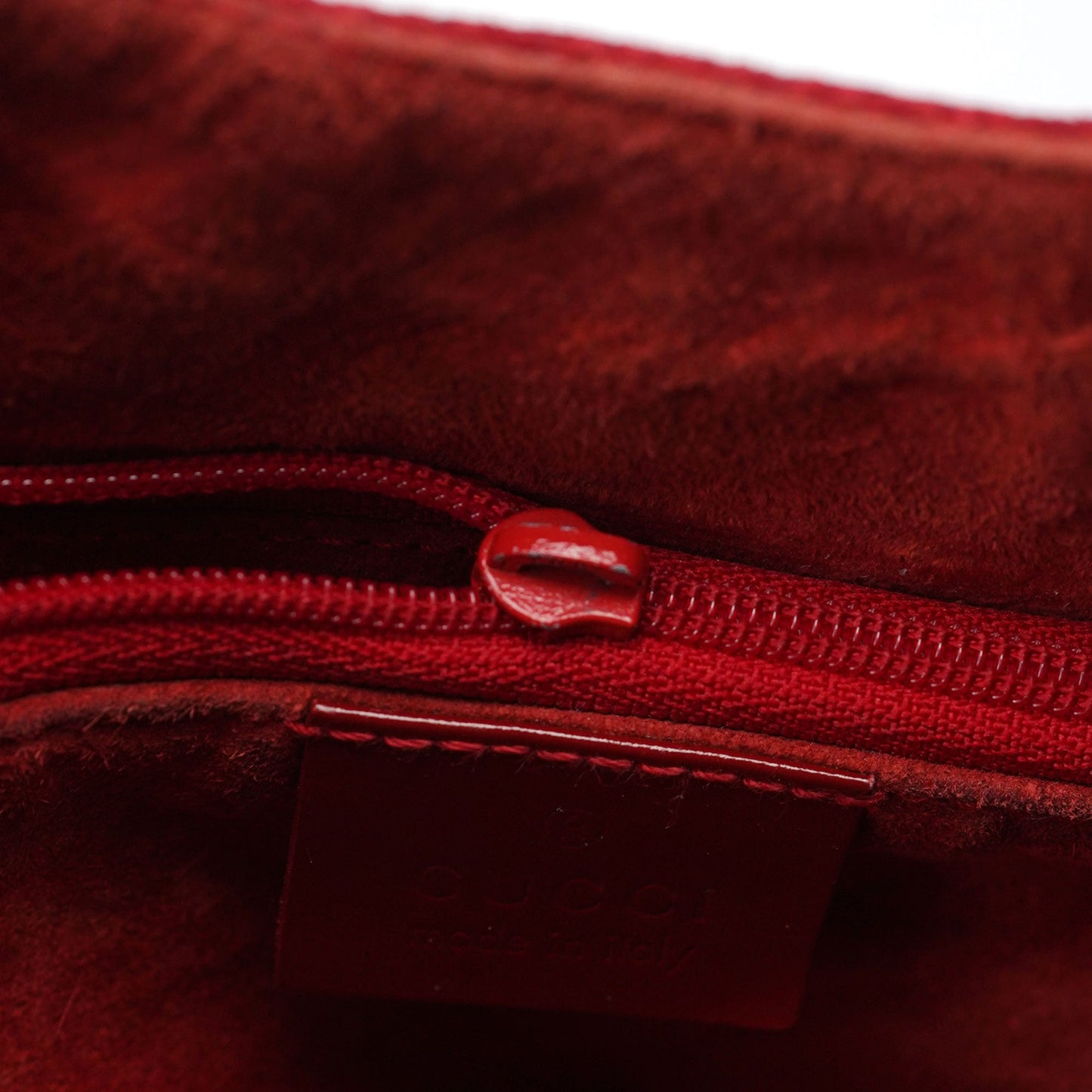 1999 Red GG Ring Bag