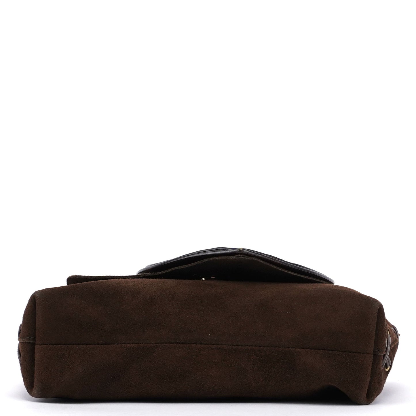 2001 Suede Heart Shoulder Bag