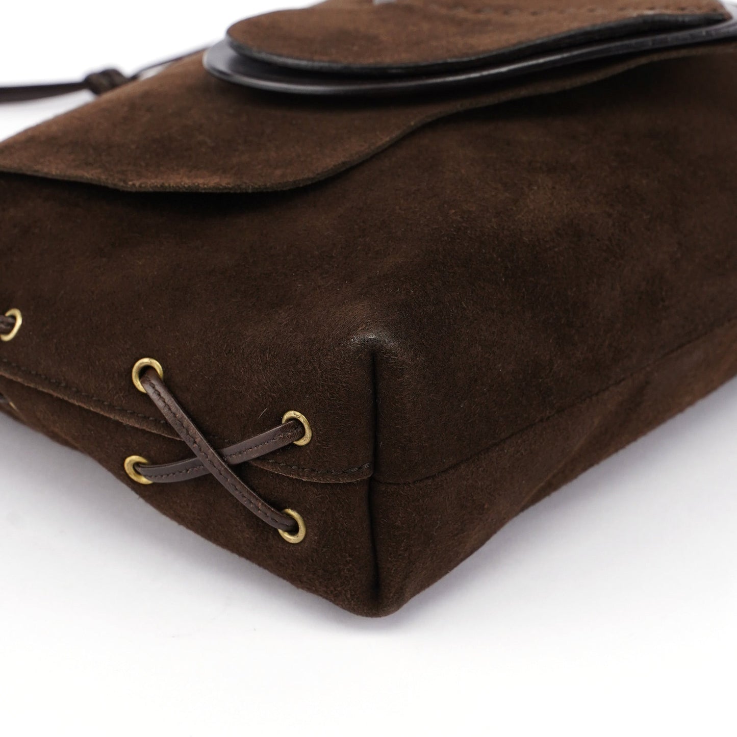 2001 Suede Heart Shoulder Bag