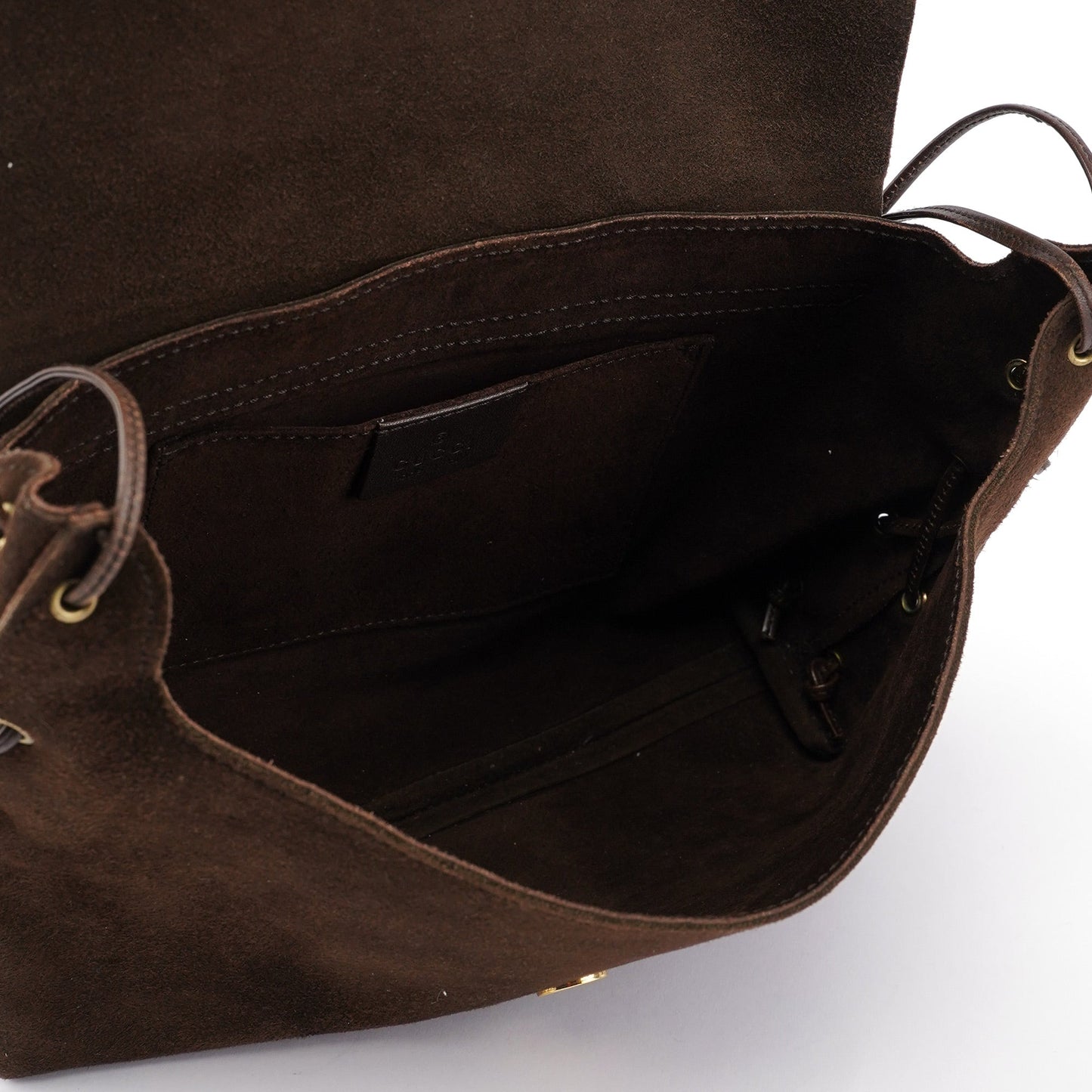 2001 Suede Heart Shoulder Bag