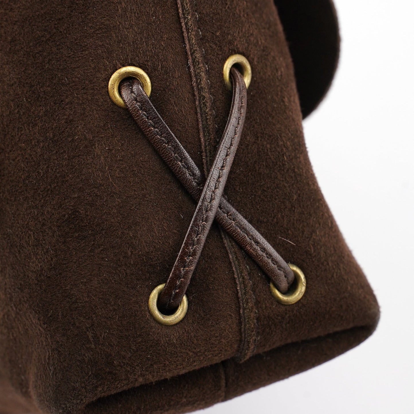 2001 Suede Heart Shoulder Bag