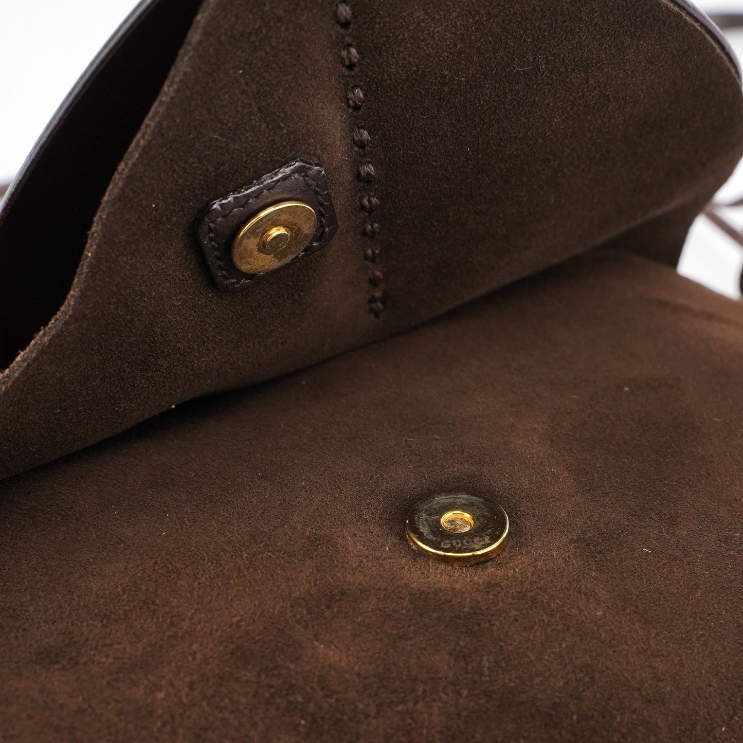 2001 Suede Heart Shoulder Bag