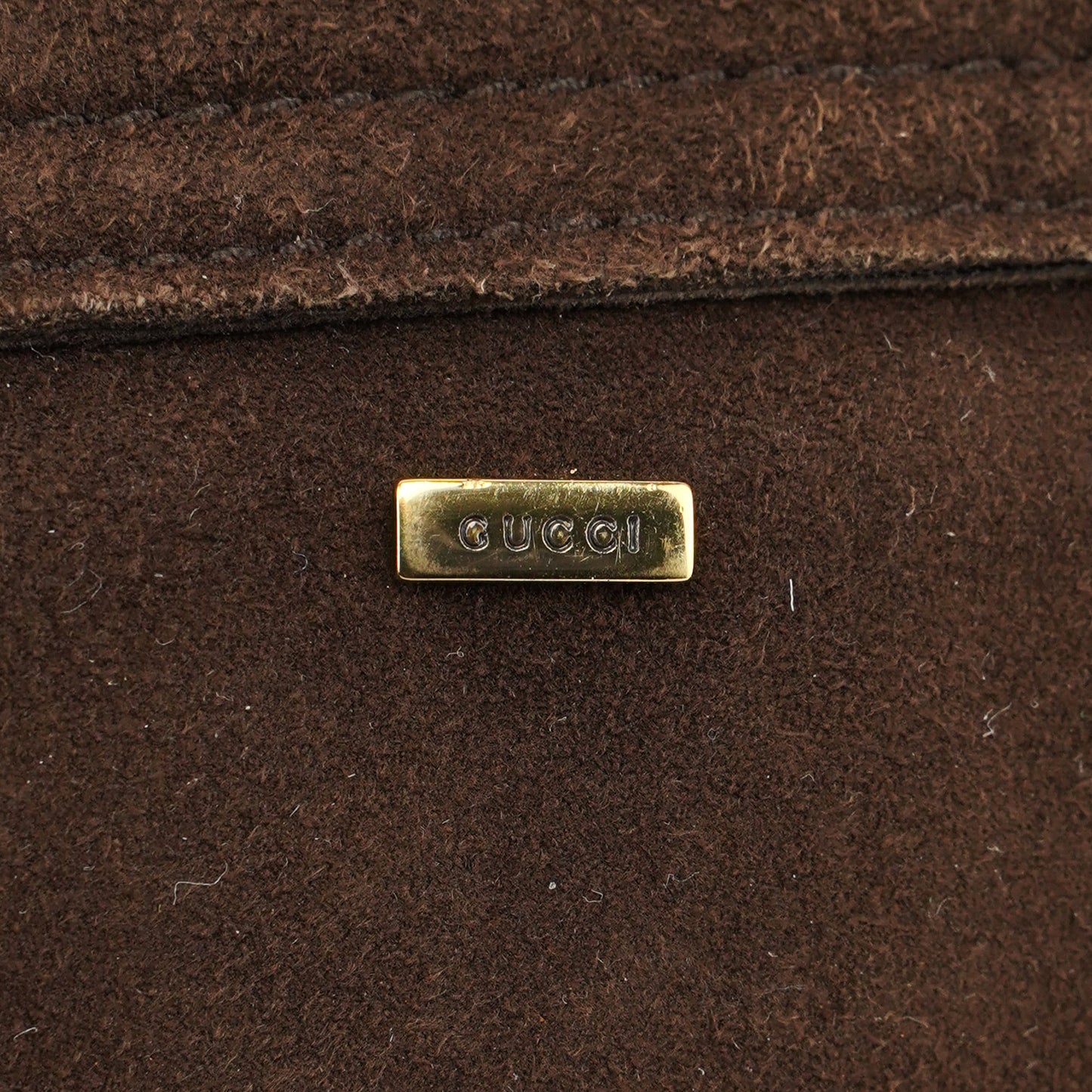 2001 Suede Heart Shoulder Bag