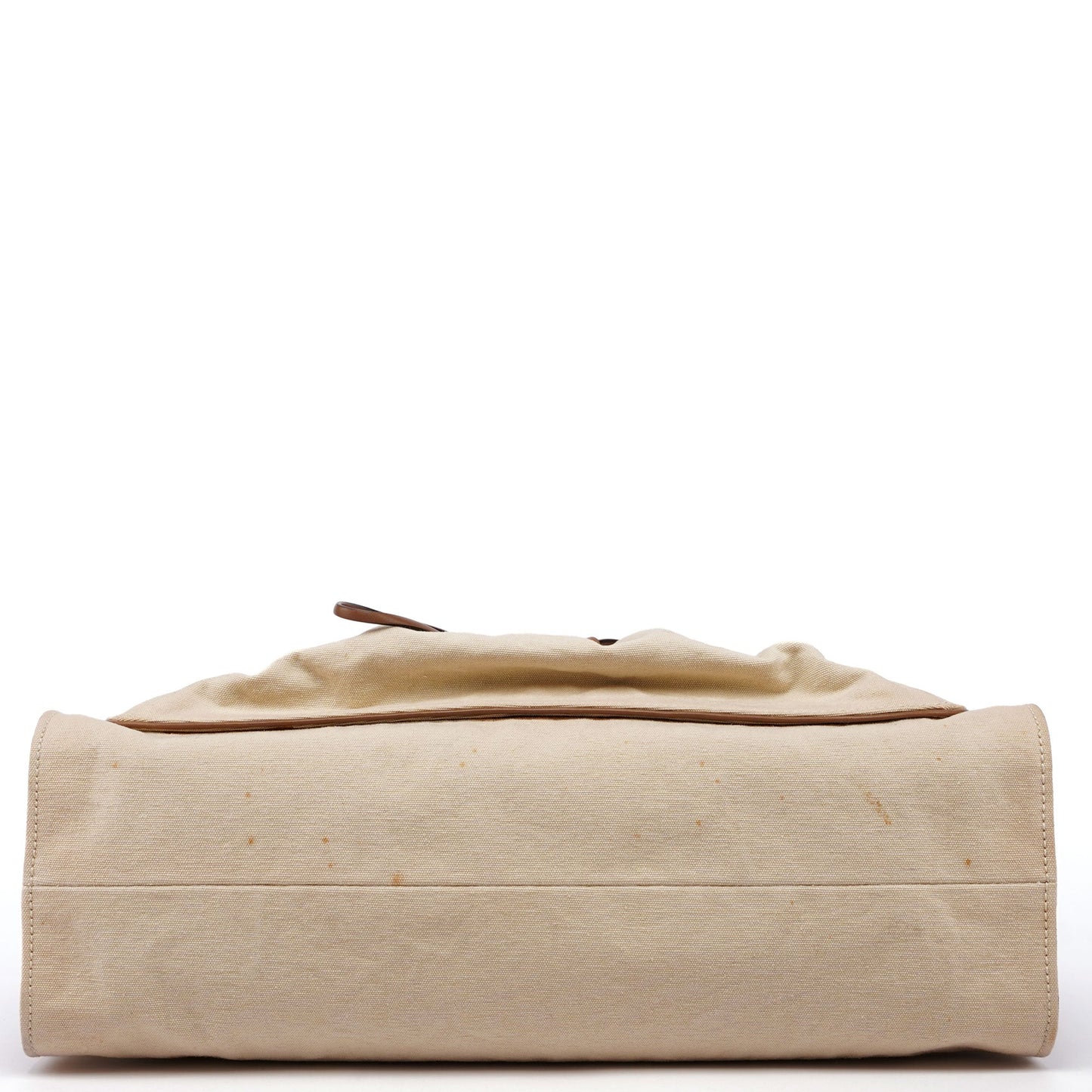 2002 Beige Canvas Bamboo Tote