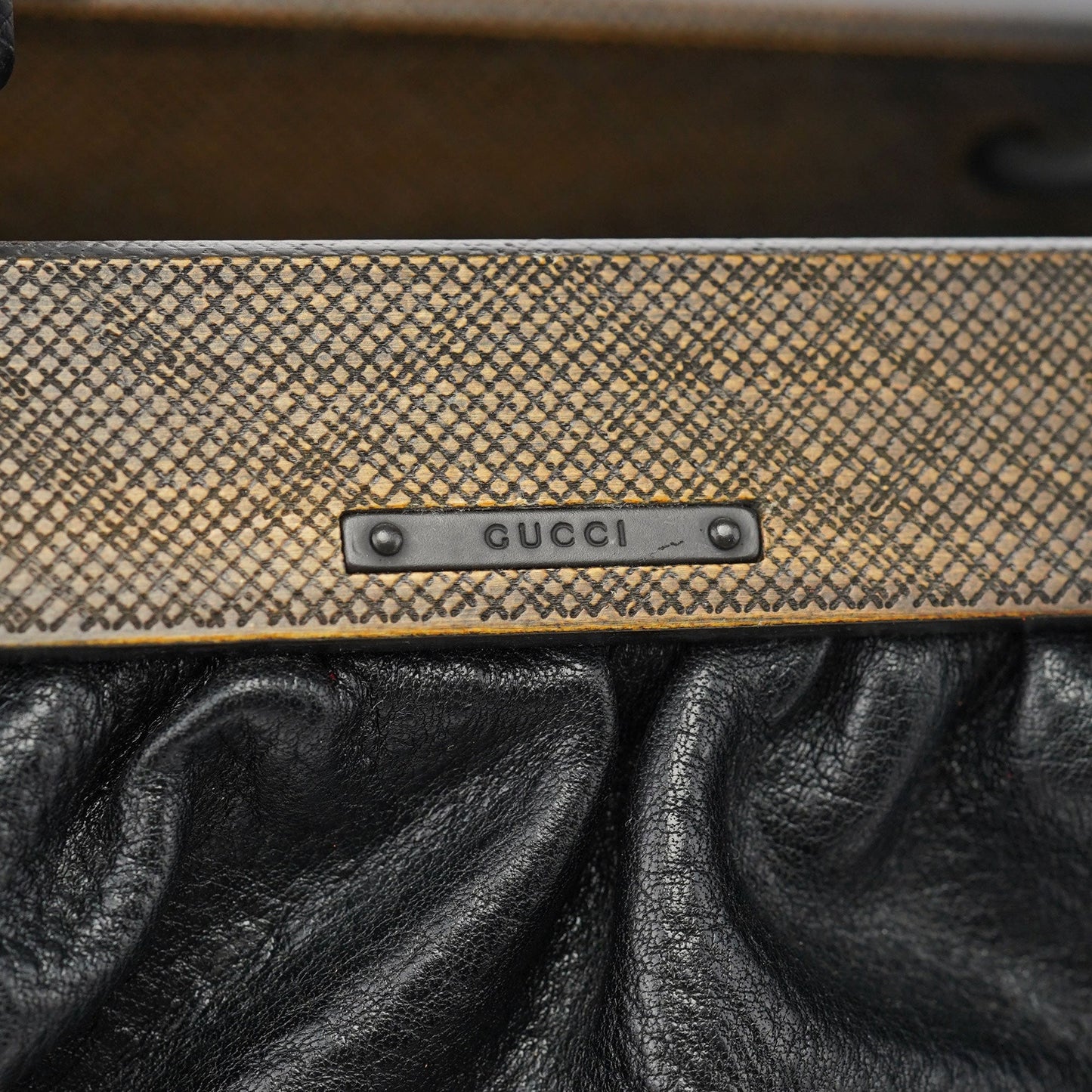 2002 Black Leather Runway Doctor Bag