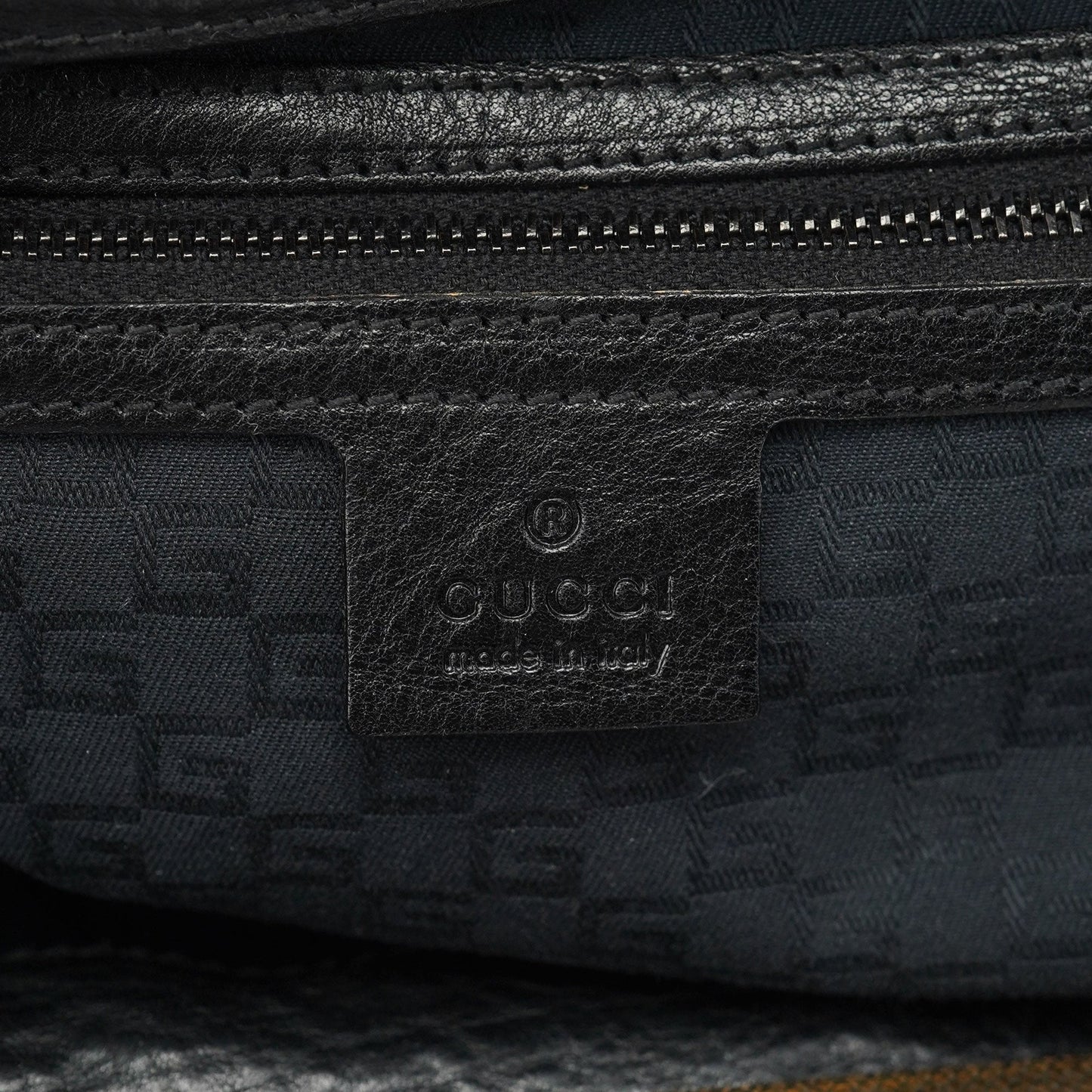 2002 Black Leather Runway Doctor Bag