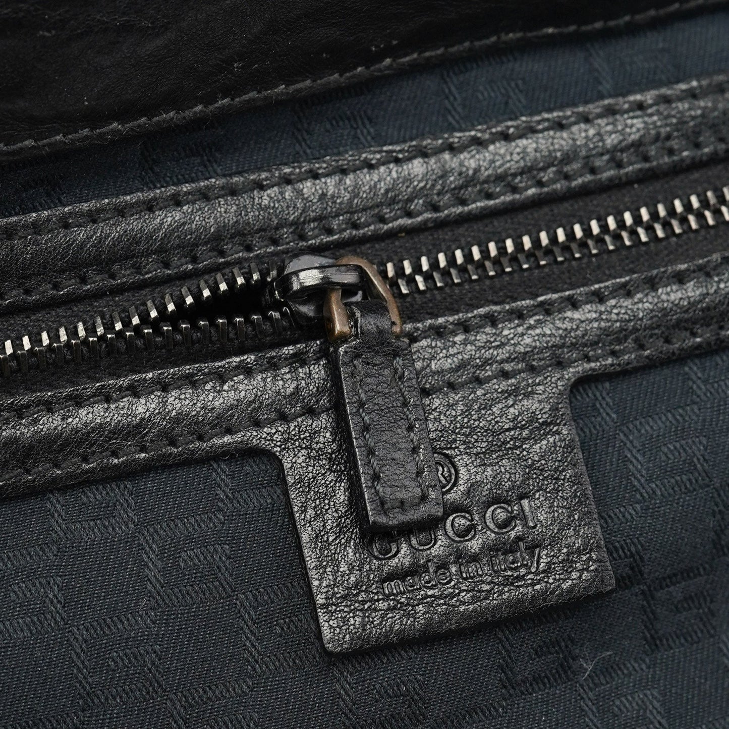 2002 Black Leather Runway Doctor Bag