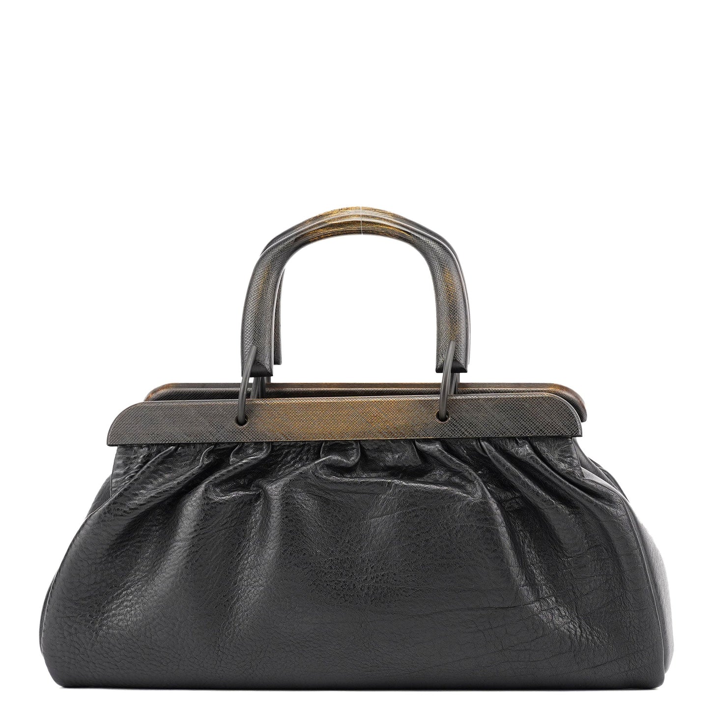 2002 Black Leather Runway Doctor Bag