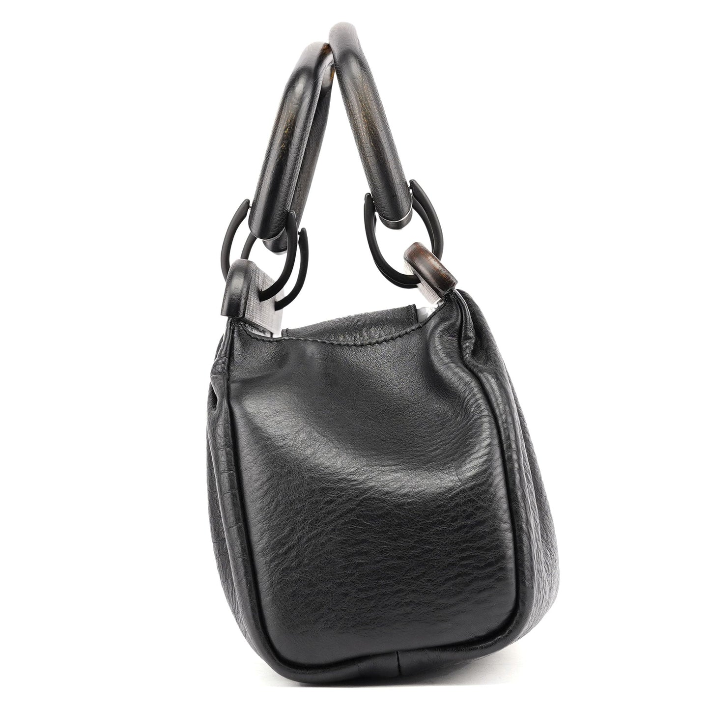 2002 Black Leather Runway Doctor Bag