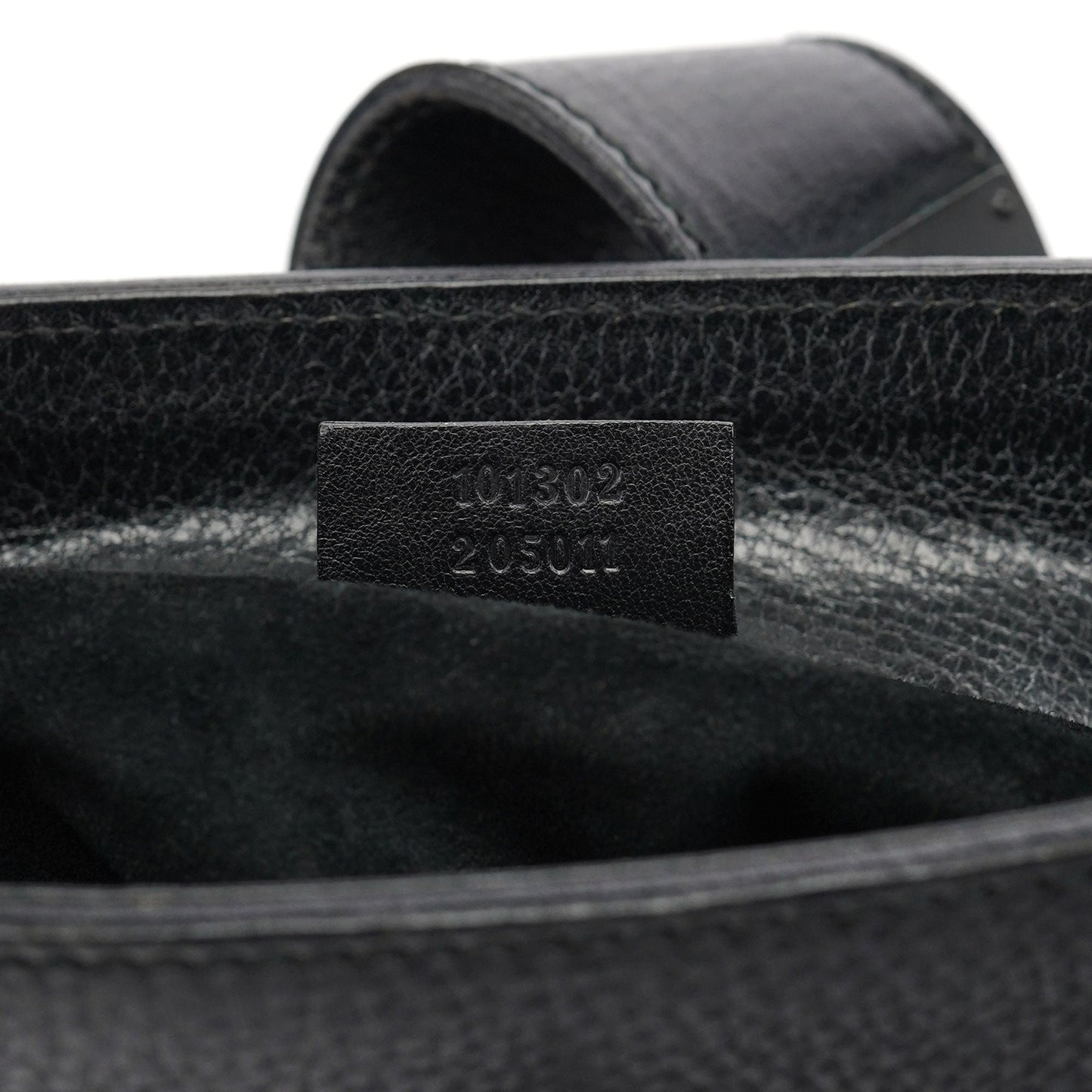 2002 Black Leather Turnlock Tote Bag