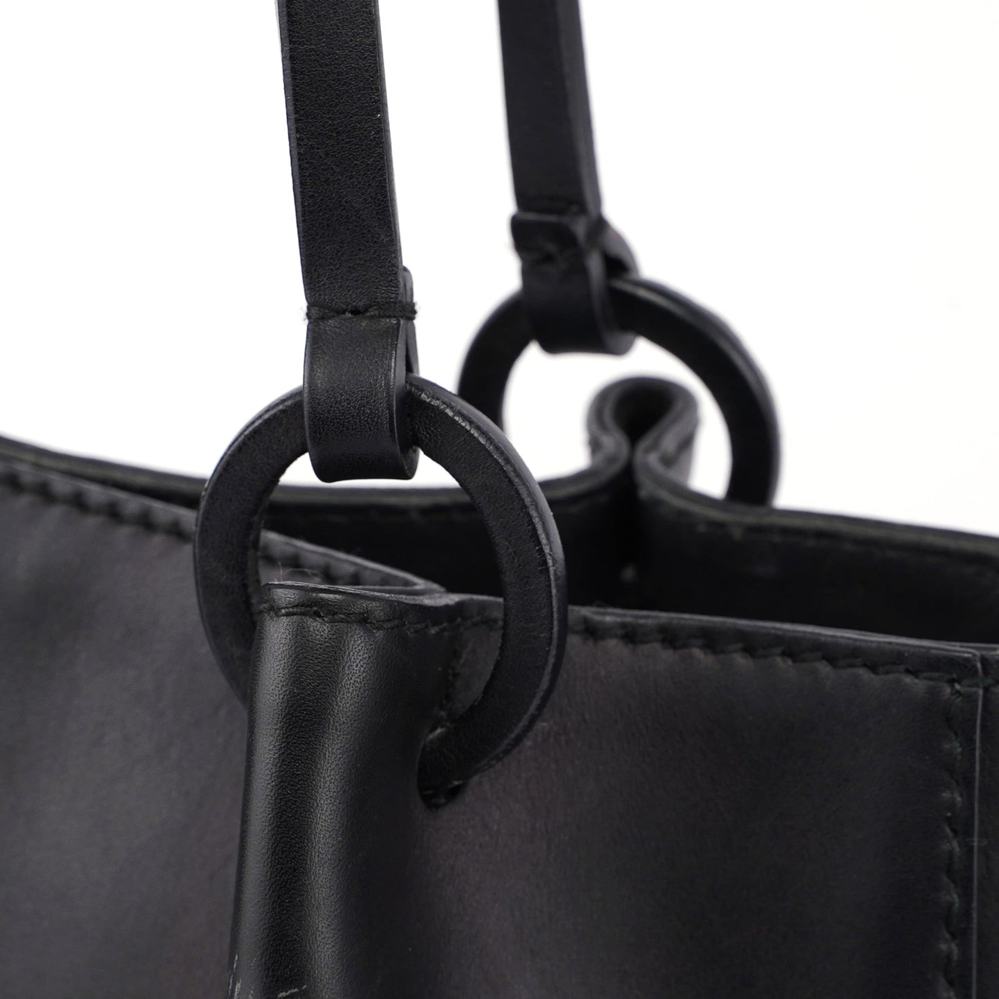 2002 Calfskin Tote Bag With Pouch