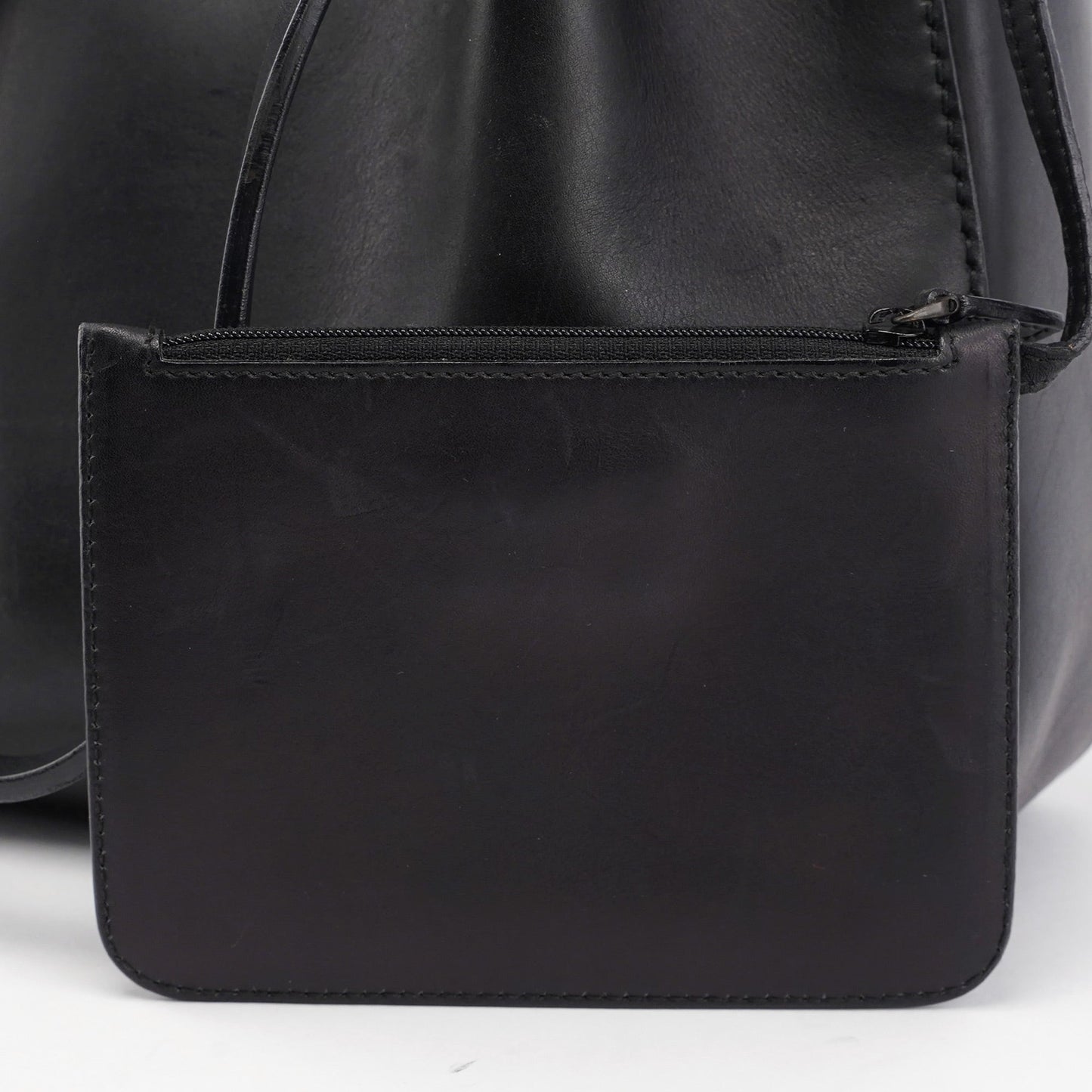 2002 Calfskin Tote Bag With Pouch