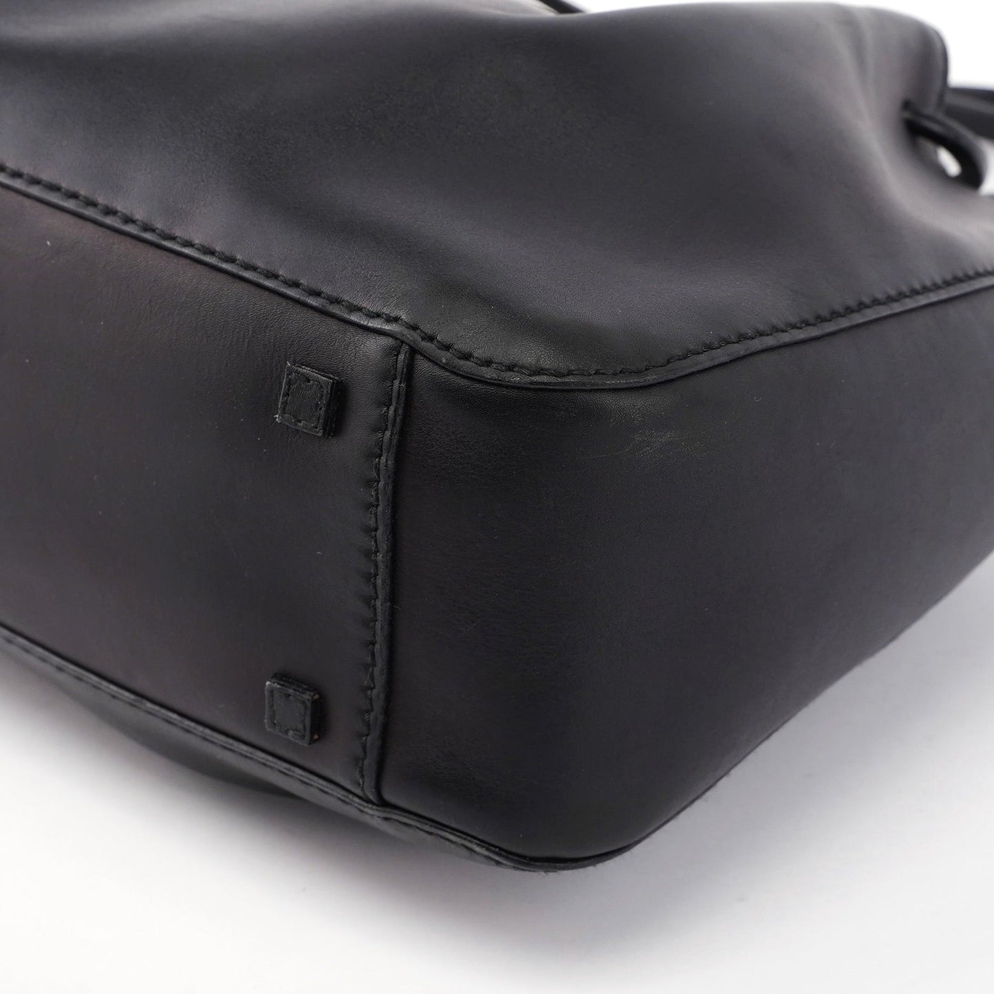 2002 Calfskin Tote Bag With Pouch