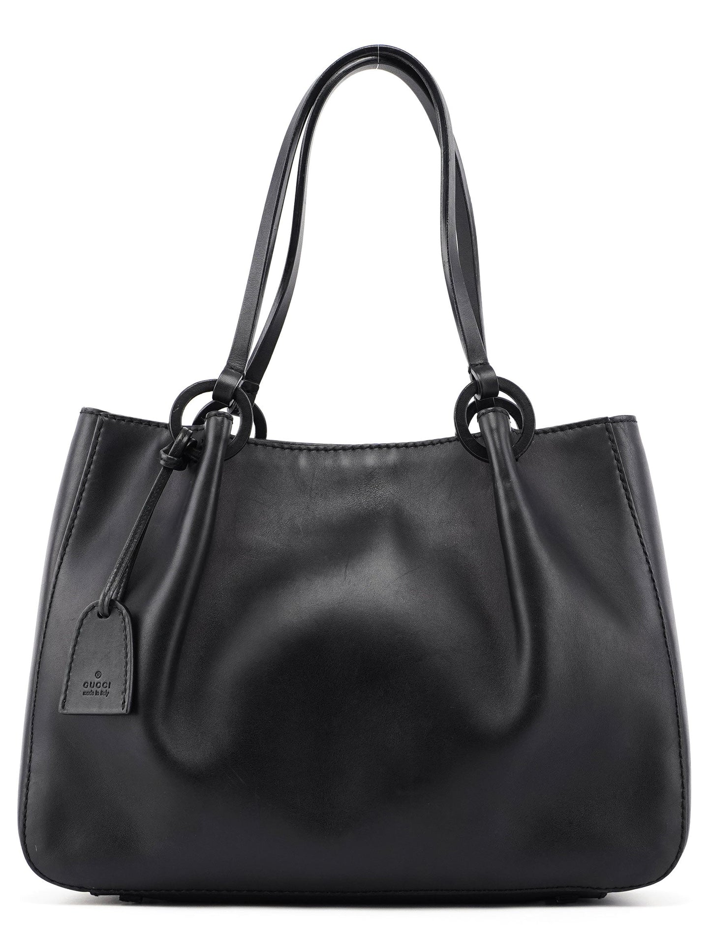 2002 Calfskin Tote Bag With Pouch