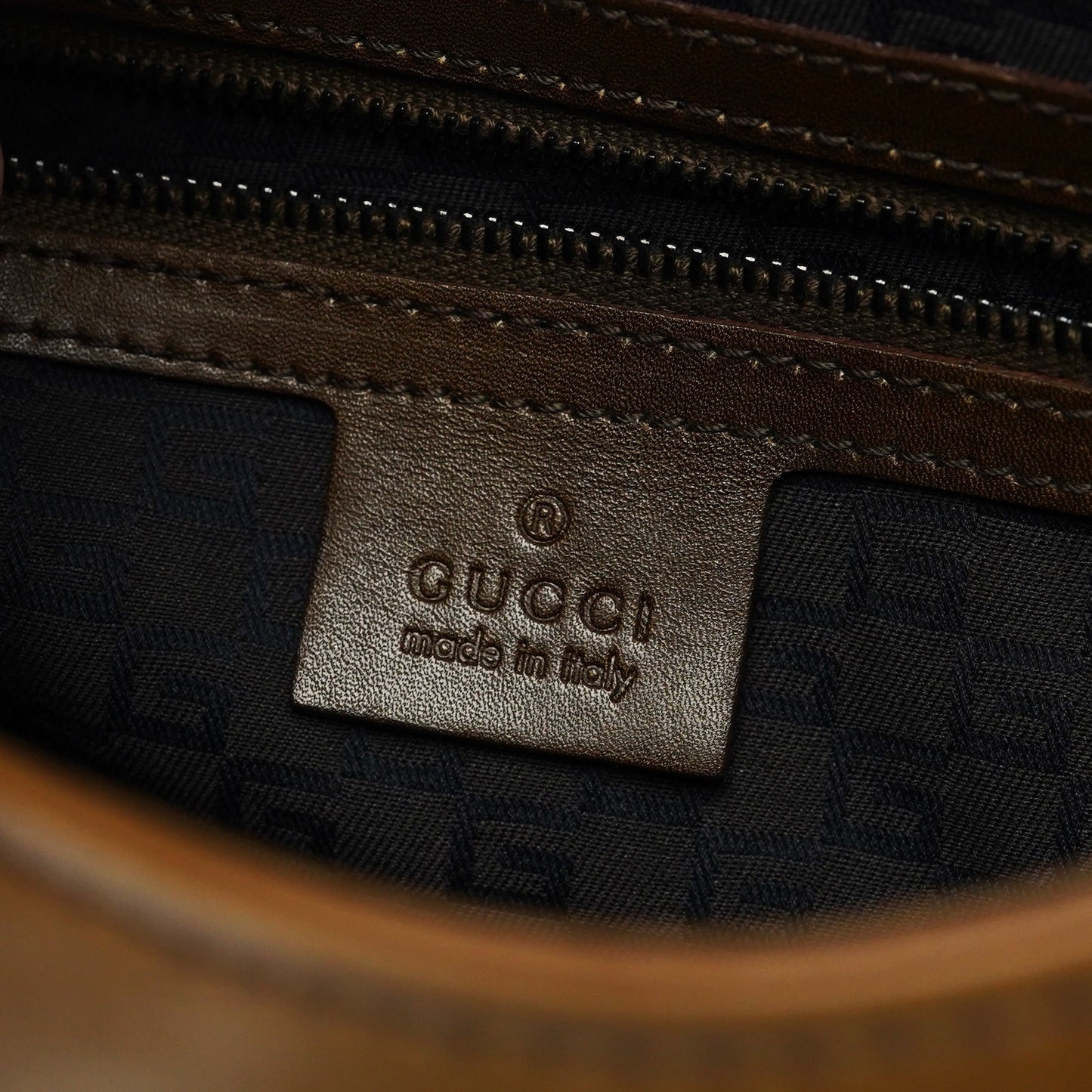 2002 Calfskin Wood Flap Shoulder Bag