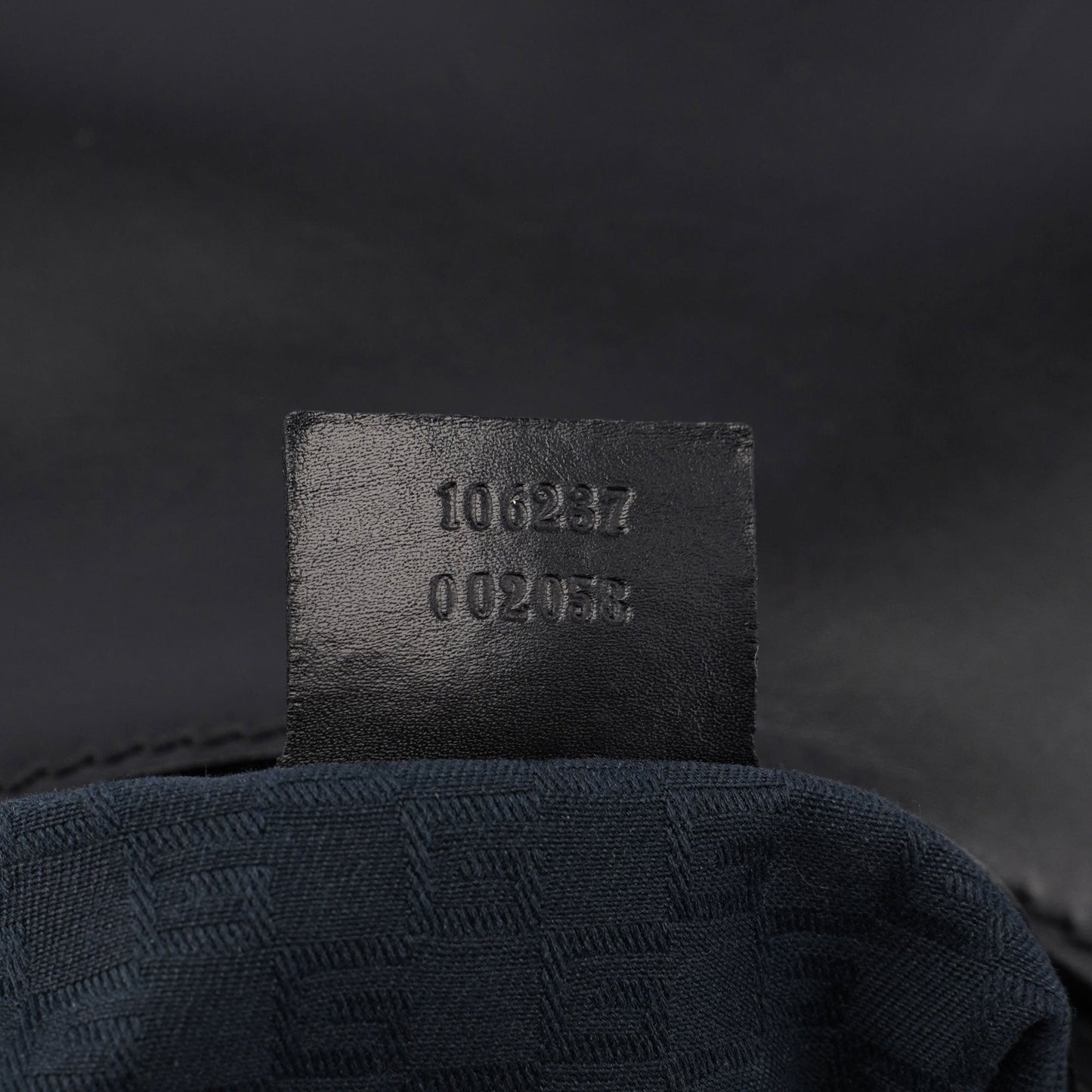 2002 Calfskin Wood Handle Shoulder Bag