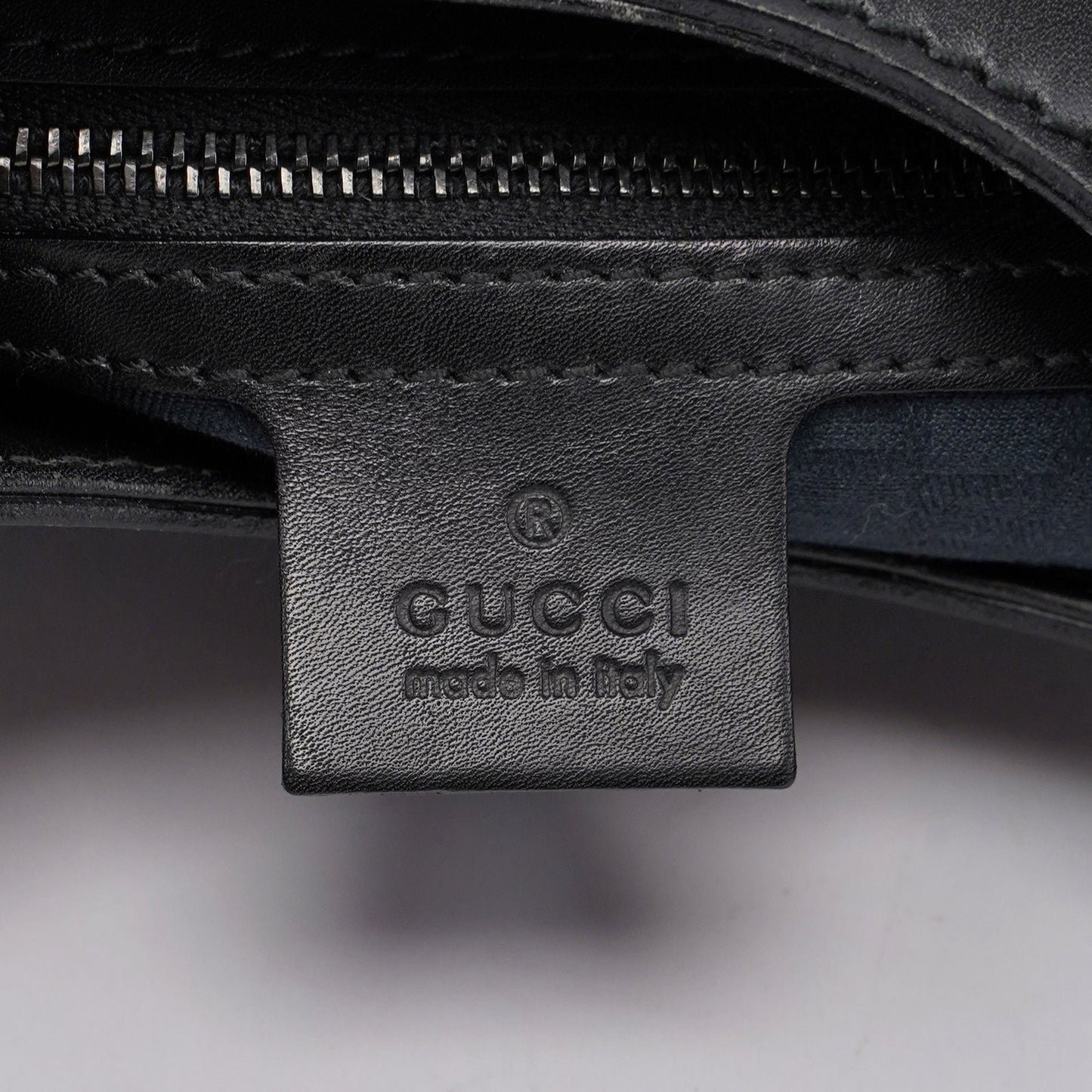 2002 Calfskin Wood Handle Shoulder Bag