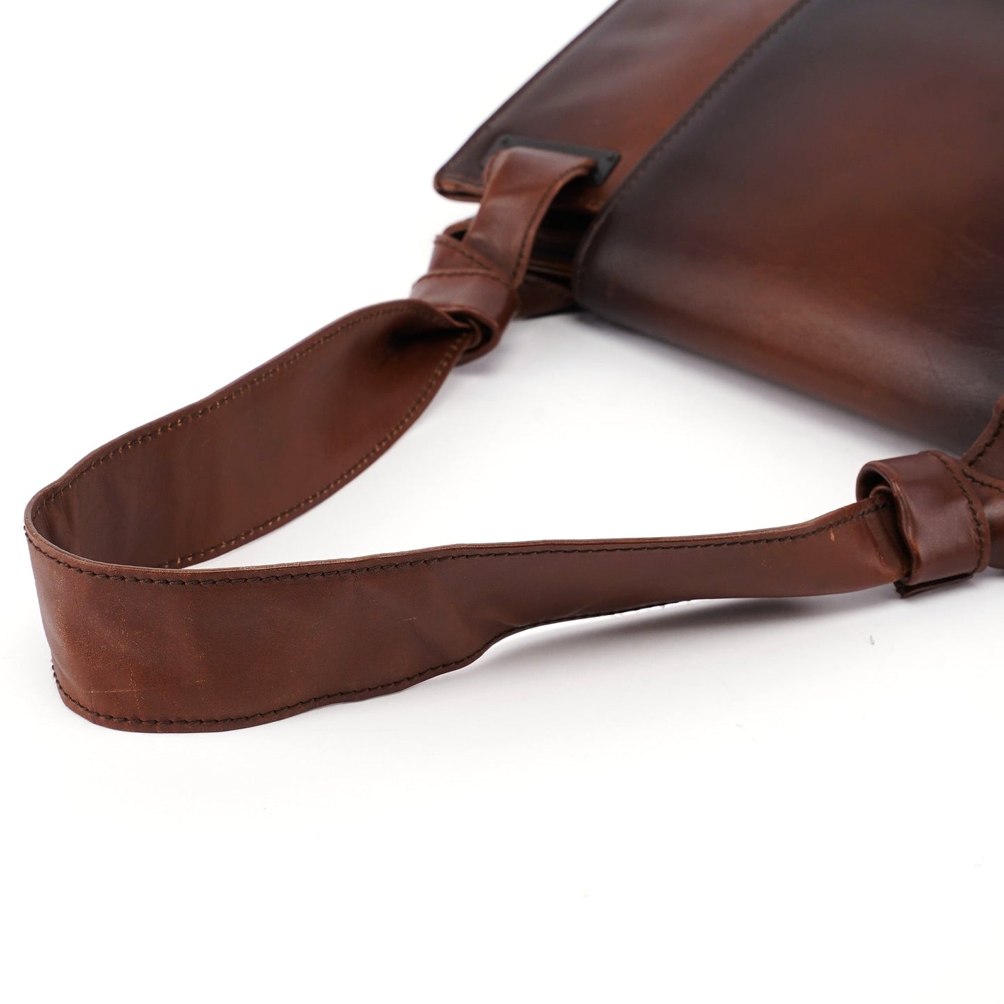 2002 Calfskin Wood Shoulder Bag