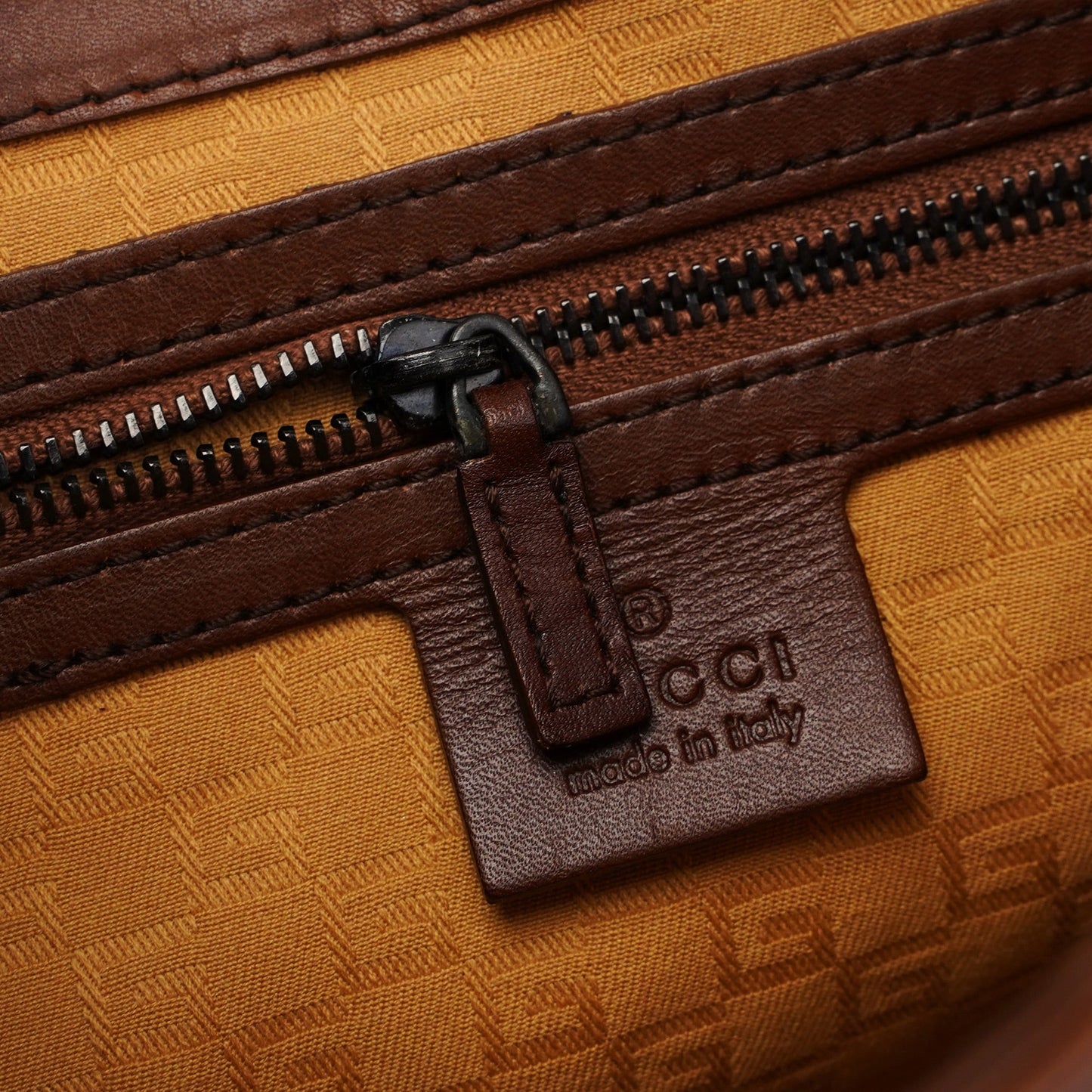 2002 Calfskin Wood Shoulder Bag