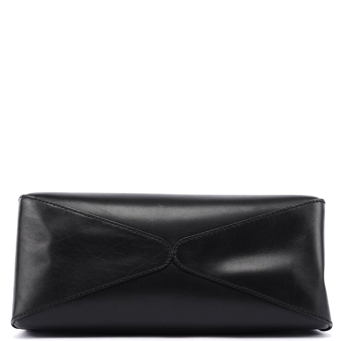 2002 Vitello Wood Handle Shoulder Bag