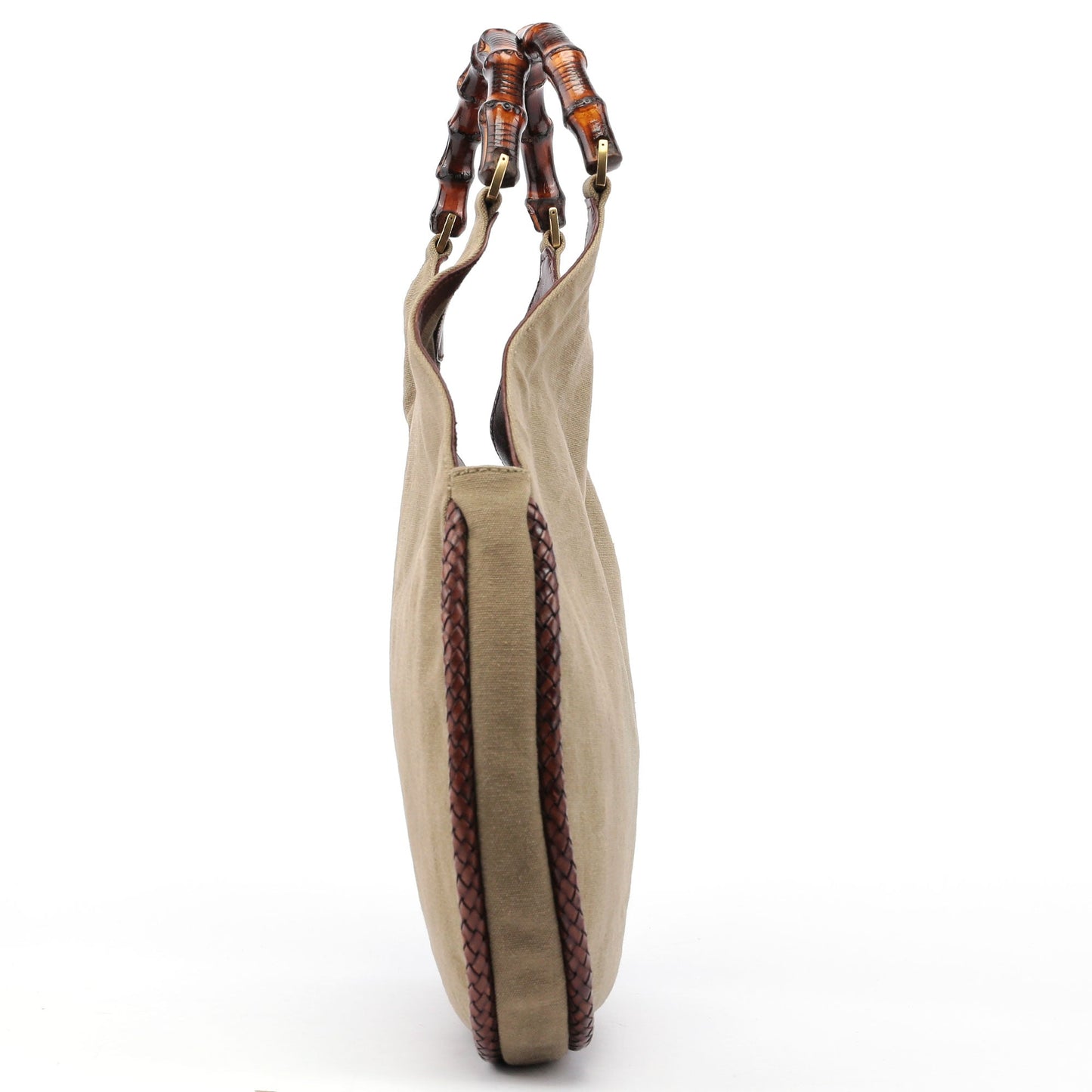 2003 Beige Canvas Bamboo Bag