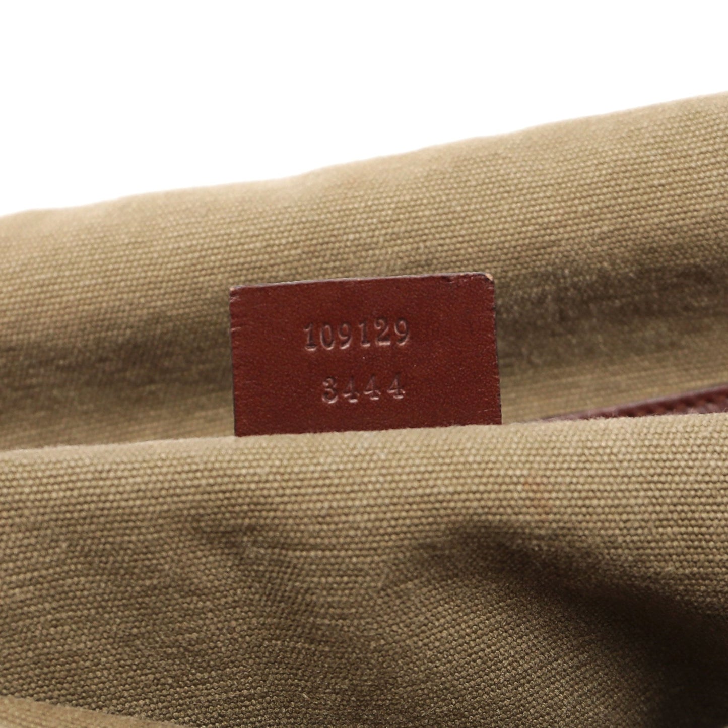 2003 Beige Canvas Bamboo Bag
