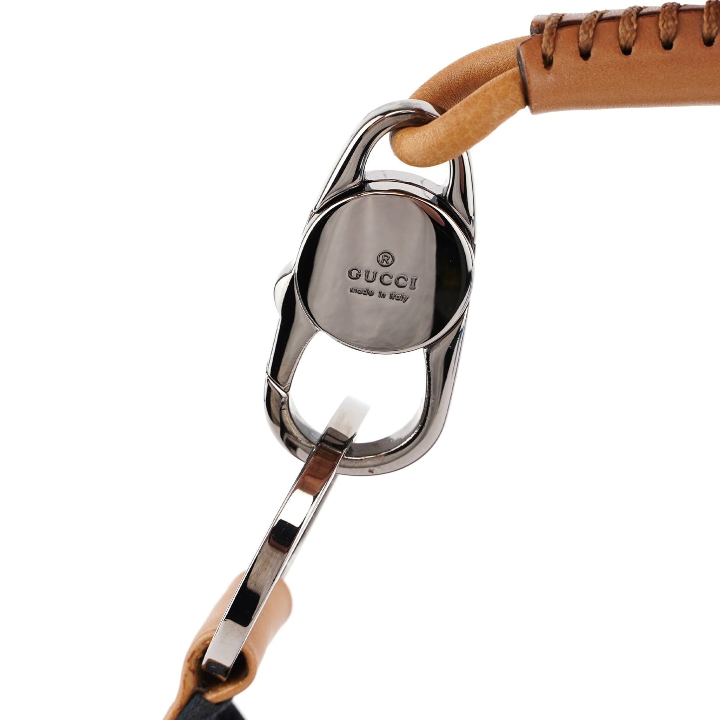 2003 Beige Canvas Round Hobo Shoulder Bag