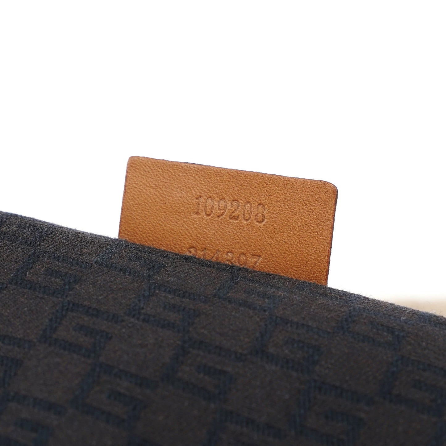 2003 Beige Canvas Round Hobo Shoulder Bag